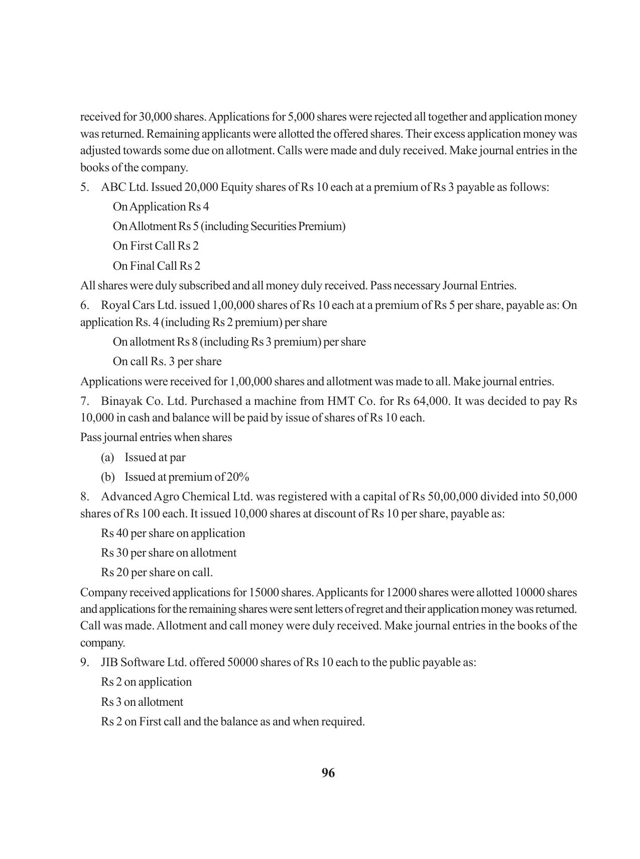 Tripura Board Class 12 Accountency English Workbooks - Page 100