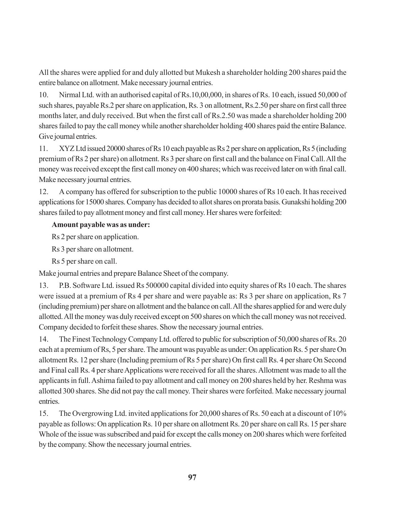 Tripura Board Class 12 Accountency English Workbooks - Page 101