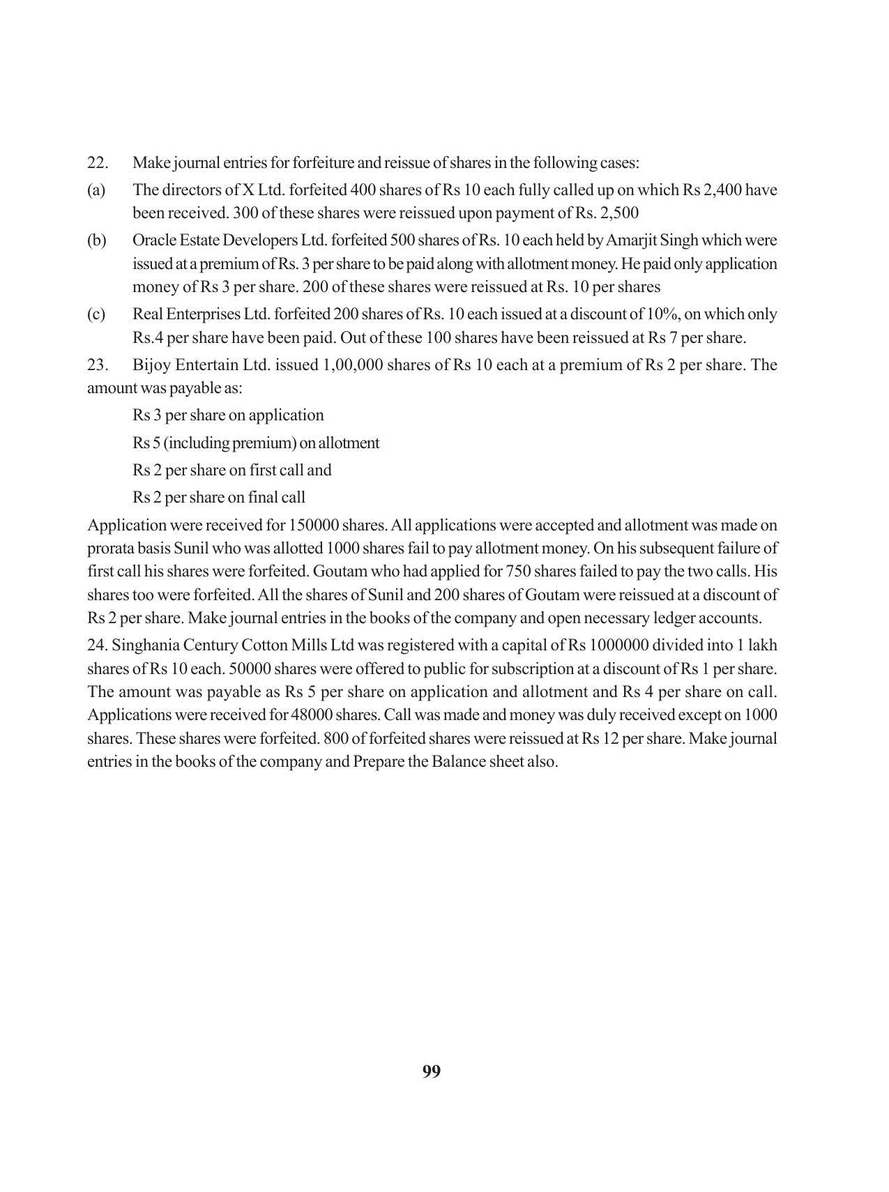 Tripura Board Class 12 Accountency English Workbooks - Page 103