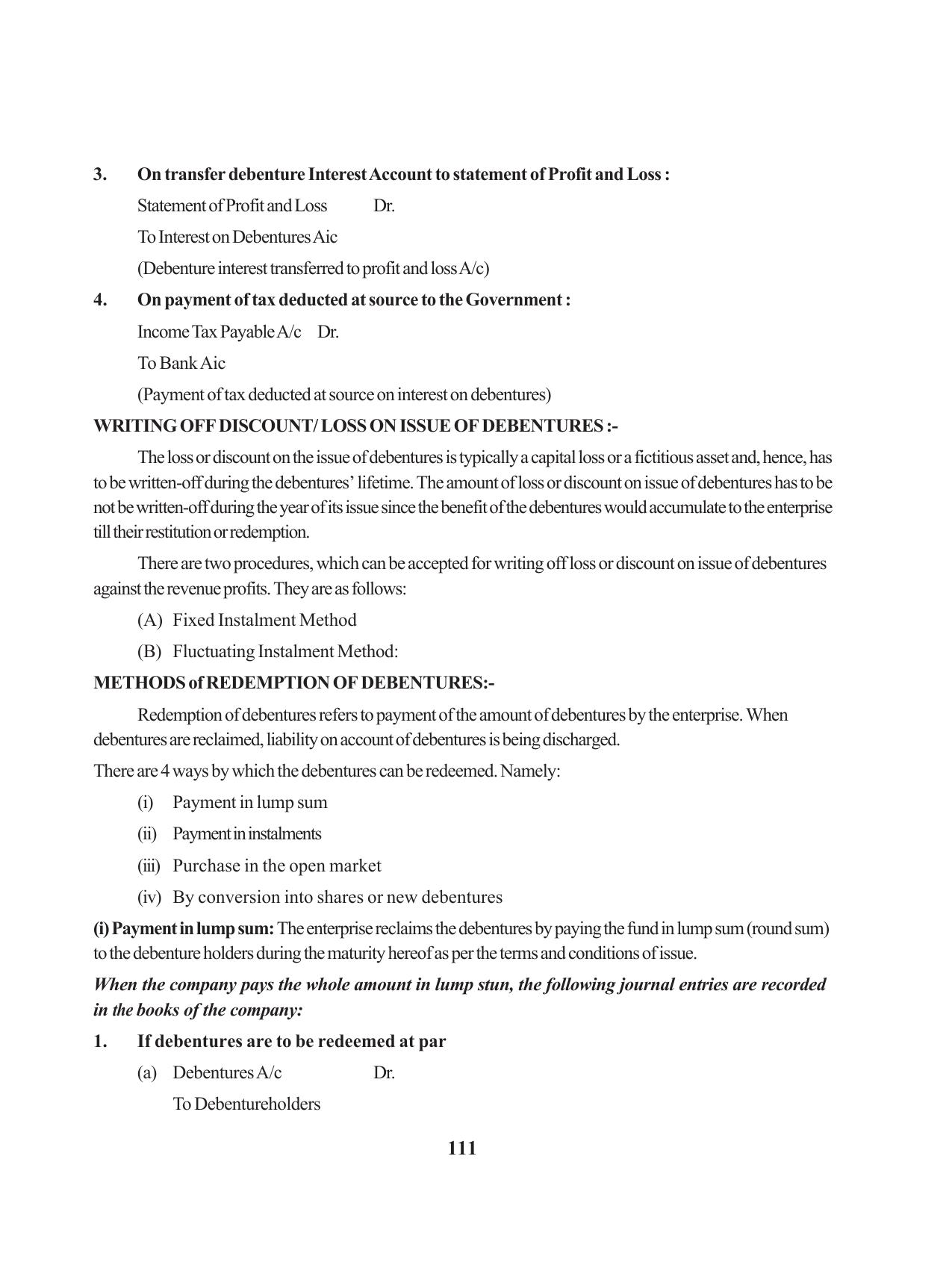 Tripura Board Class 12 Accountency English Workbooks - Page 115