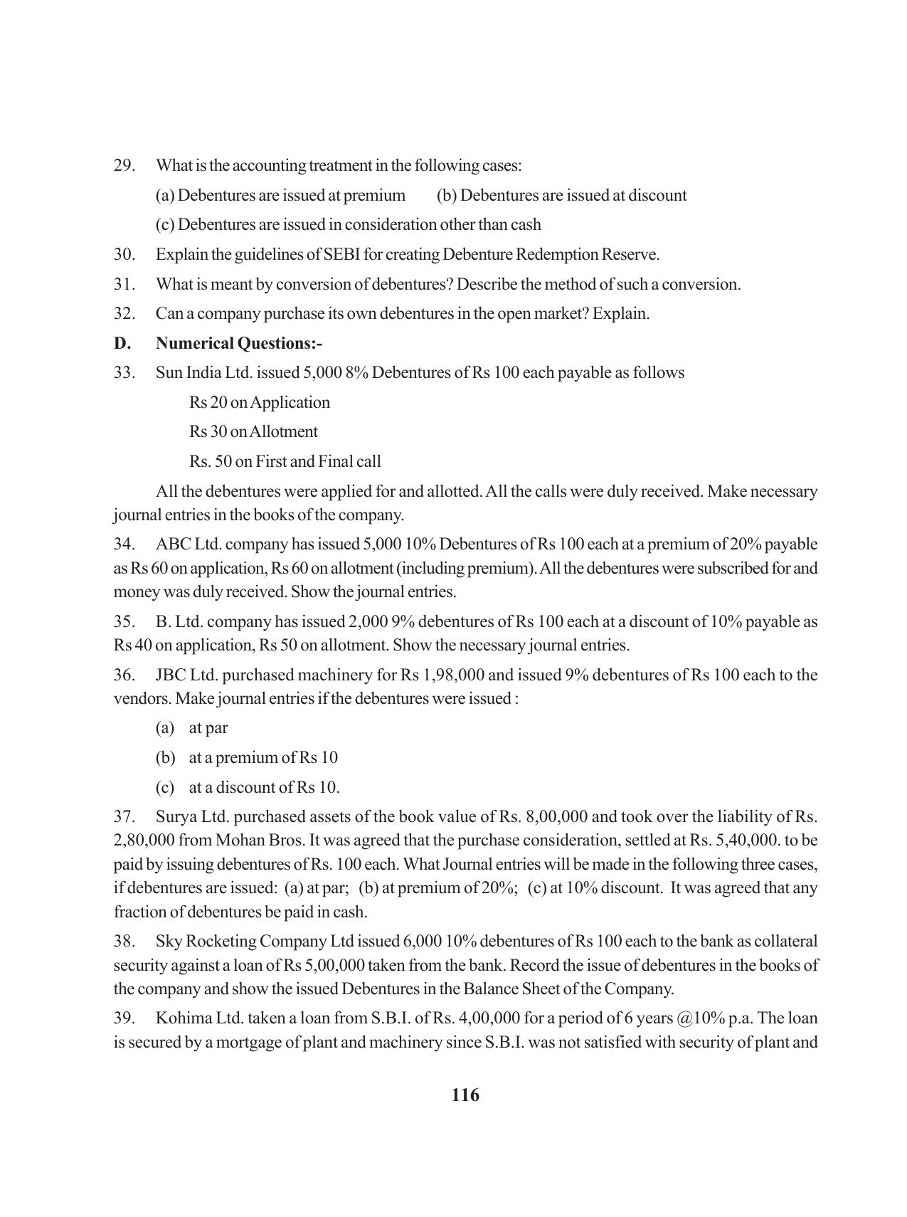 Tripura Board Class 12 Accountency English Workbooks - Page 120