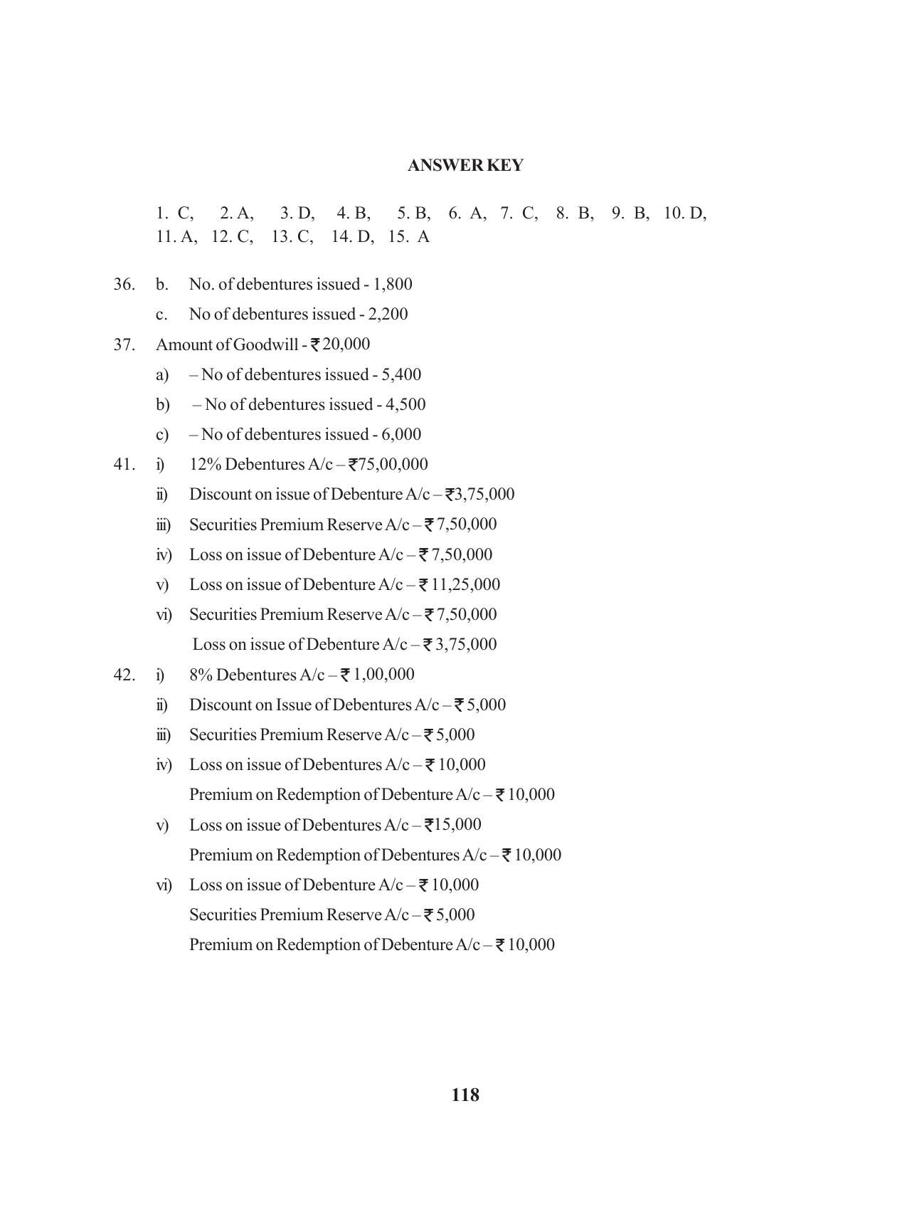 Tripura Board Class 12 Accountency English Workbooks - Page 122