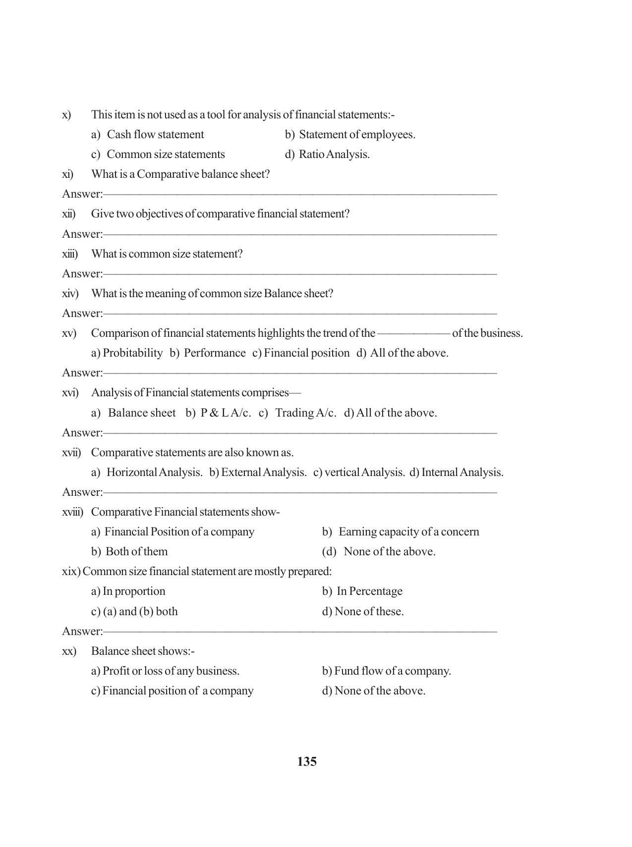 Tripura Board Class 12 Accountency English Workbooks - Page 139