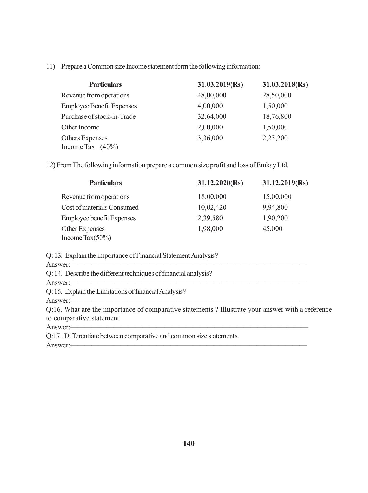 Tripura Board Class 12 Accountency English Workbooks - Page 144
