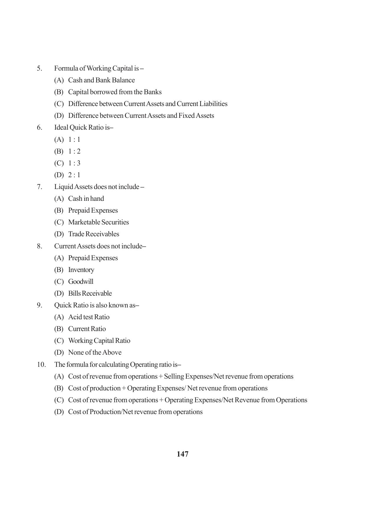 Tripura Board Class 12 Accountency English Workbooks - Page 151