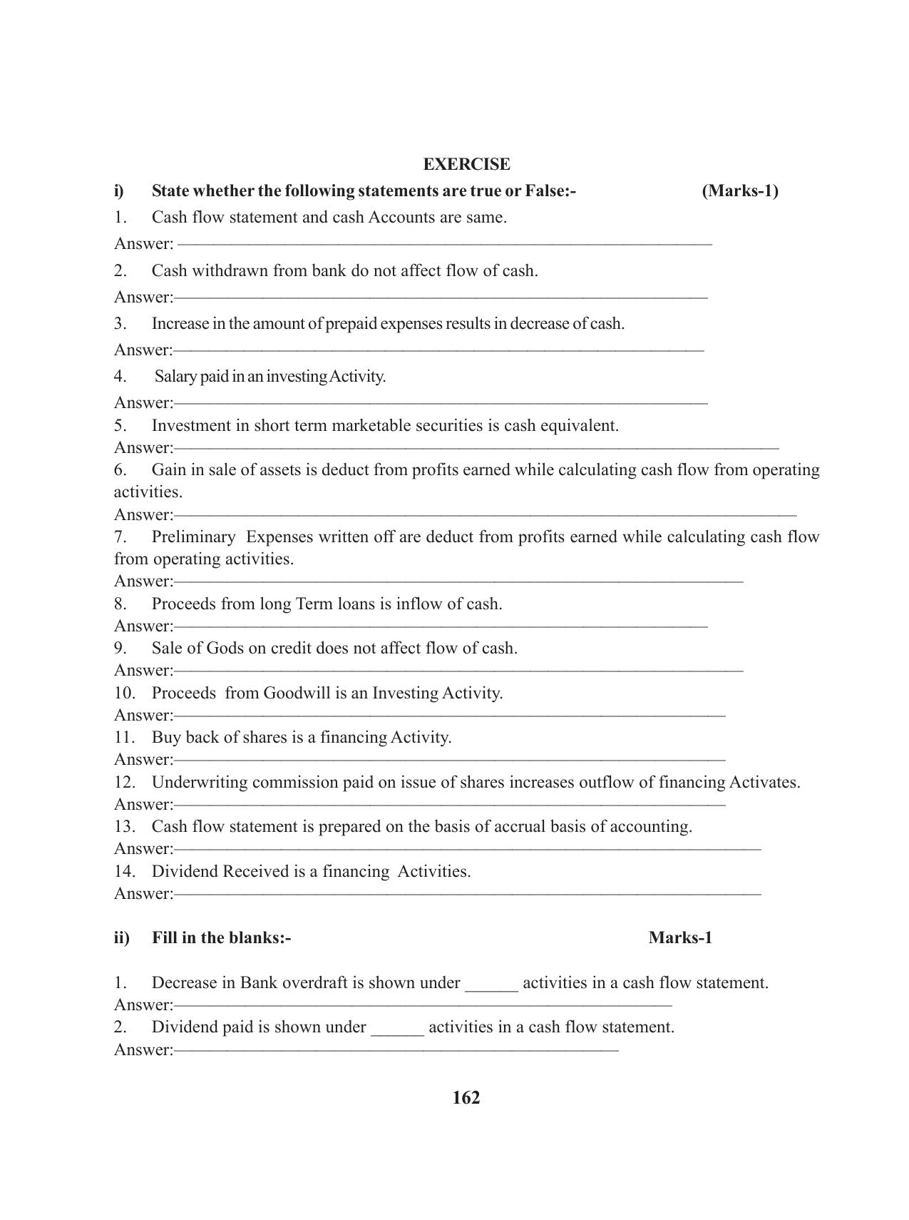 Tripura Board Class 12 Accountency English Workbooks - Page 166