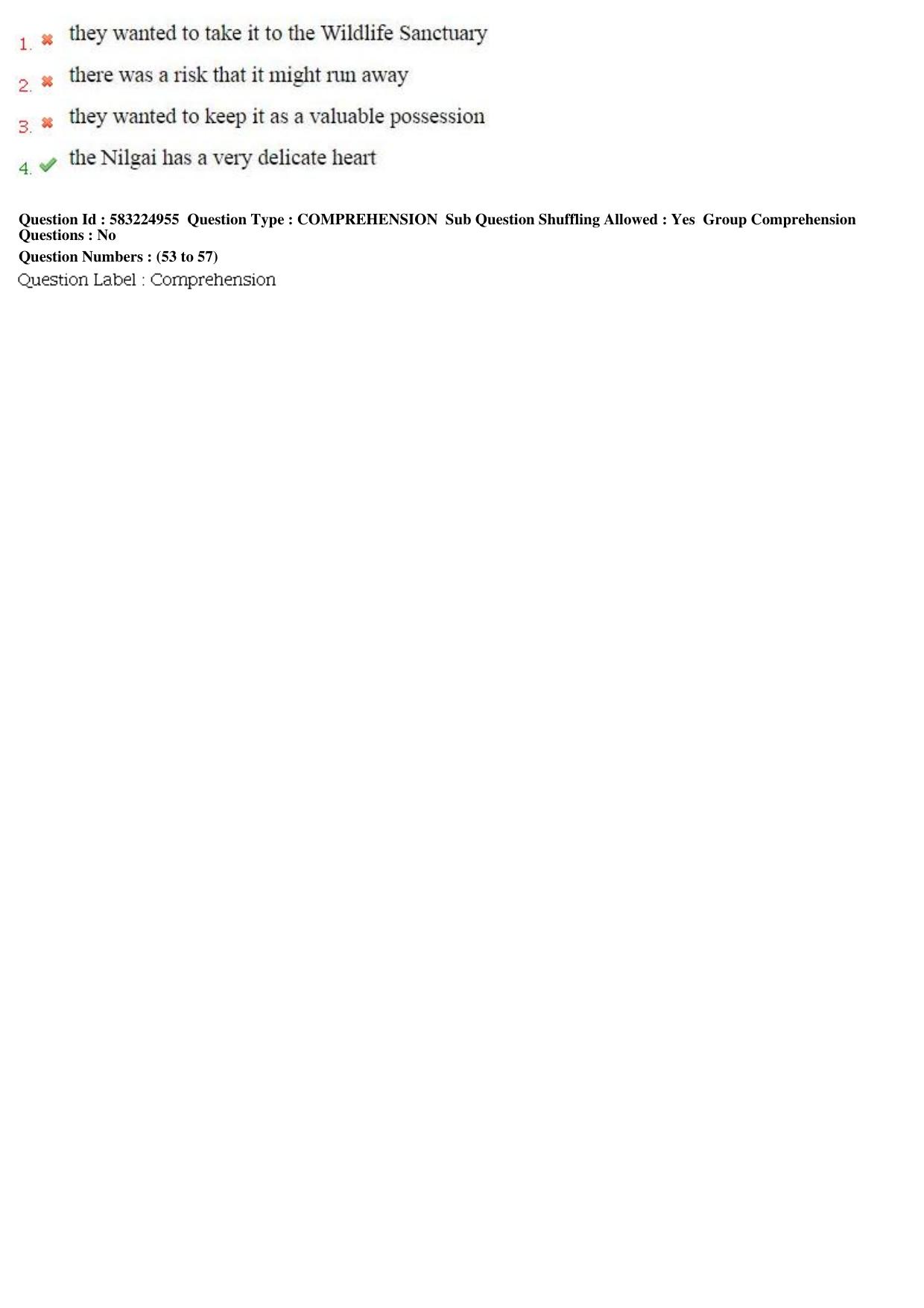 MP CPCT 2nd April 2017 CPCT Question Paper Shift 2 - Page 33