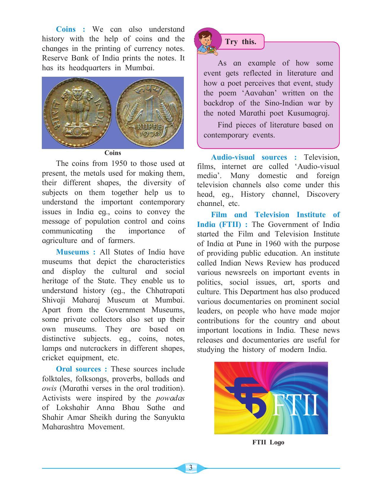 Maharashtra Board Class 9 History & Political Science Textbook - Page 13