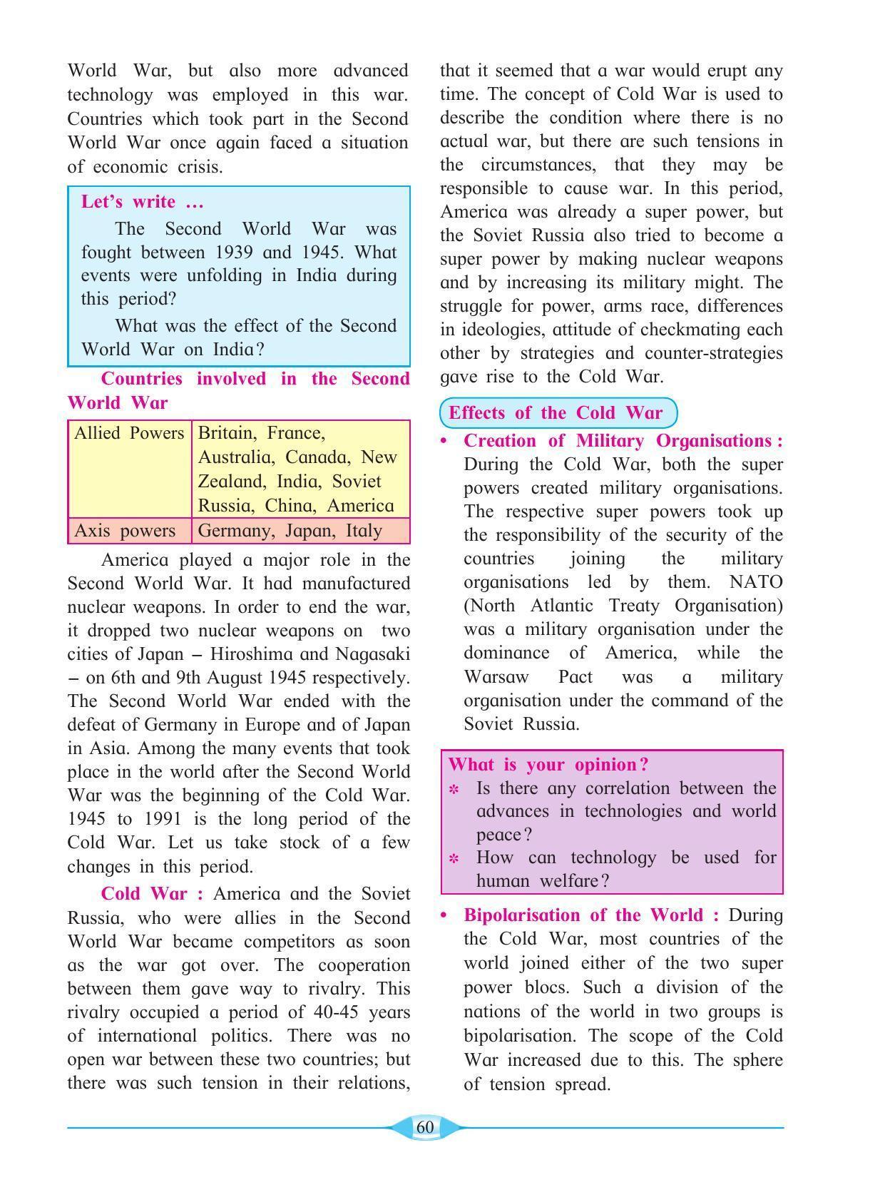 Maharashtra Board Class 9 History & Political Science Textbook - Page 70