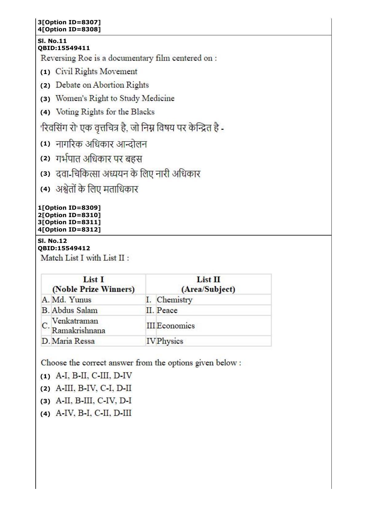 CUET (PG) 2022: PGQP-65 Prachin Vyakarana Navya Vyakarana Vyakarana Sabdabodha Systems & Language Technology  (03-09-2022) Question Paper - Page 7