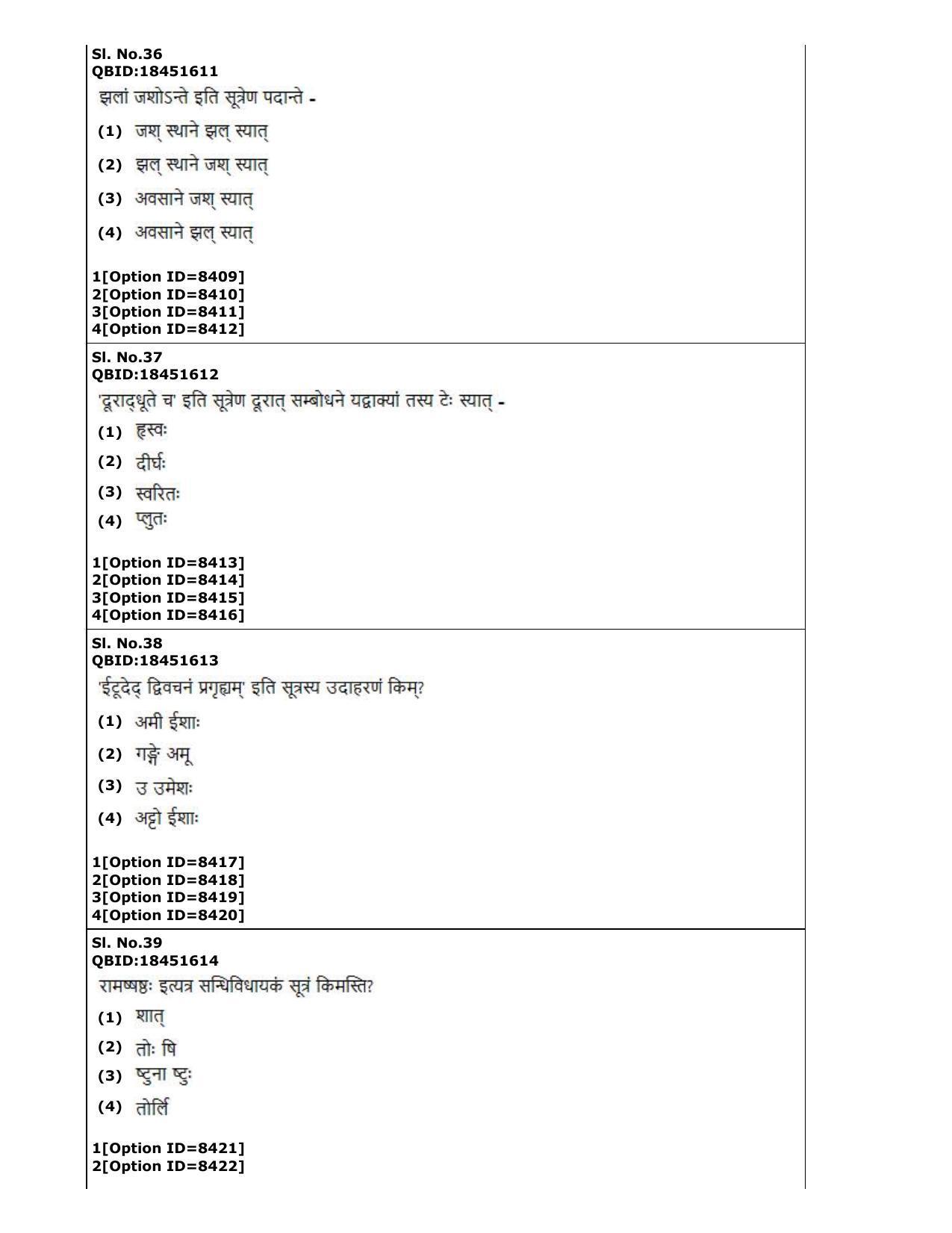 CUET (PG) 2022: PGQP-65 Prachin Vyakarana Navya Vyakarana Vyakarana Sabdabodha Systems & Language Technology  (03-09-2022) Question Paper - Page 18