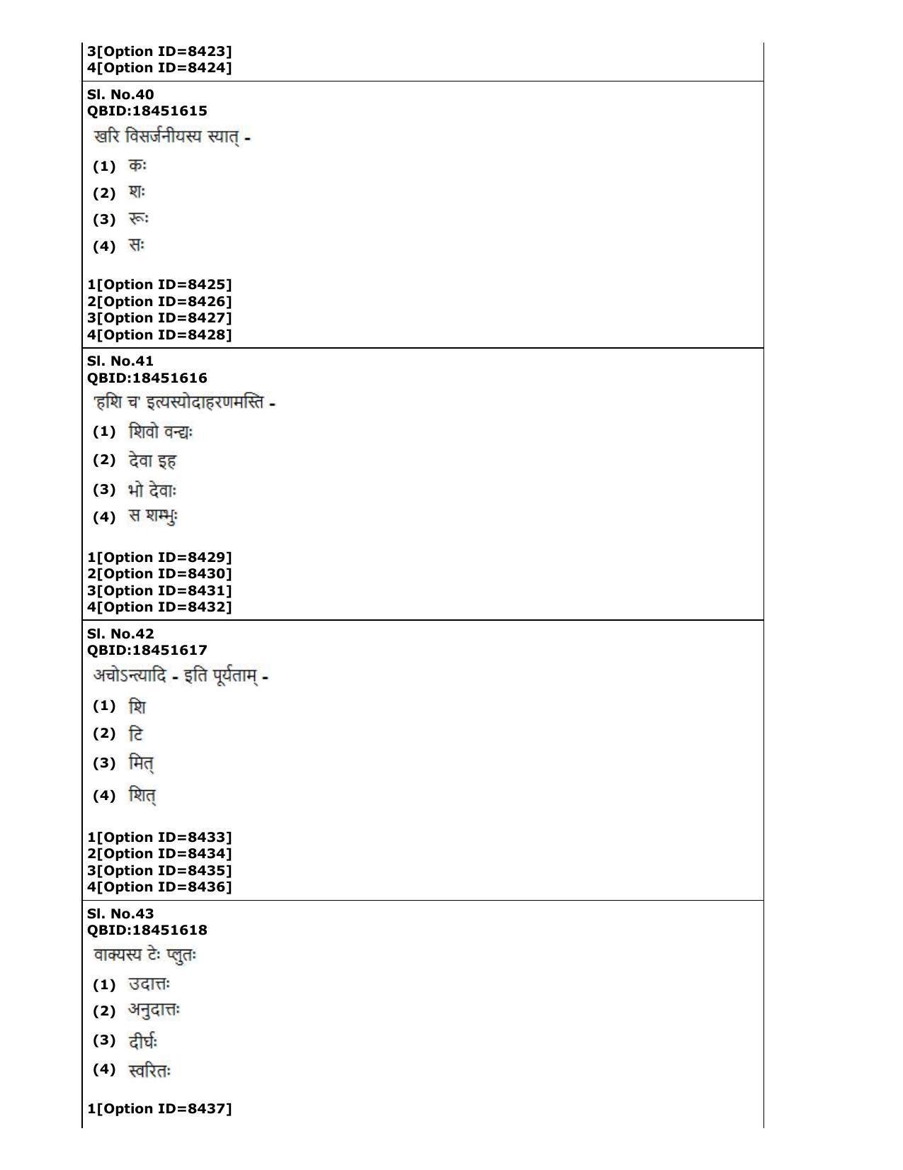 CUET (PG) 2022: PGQP-65 Prachin Vyakarana Navya Vyakarana Vyakarana Sabdabodha Systems & Language Technology  (03-09-2022) Question Paper - Page 19