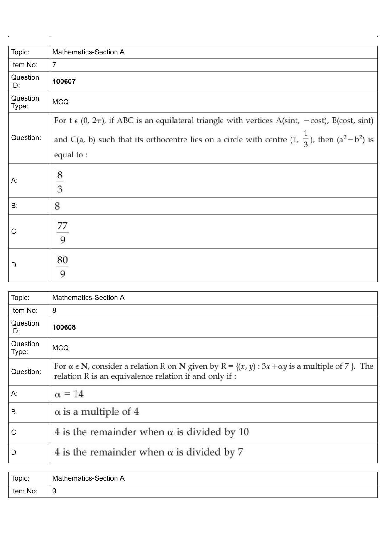 JEE Mains 2022: BTech English (Shift 1) 28-07-2022 Question Paper - Page 4