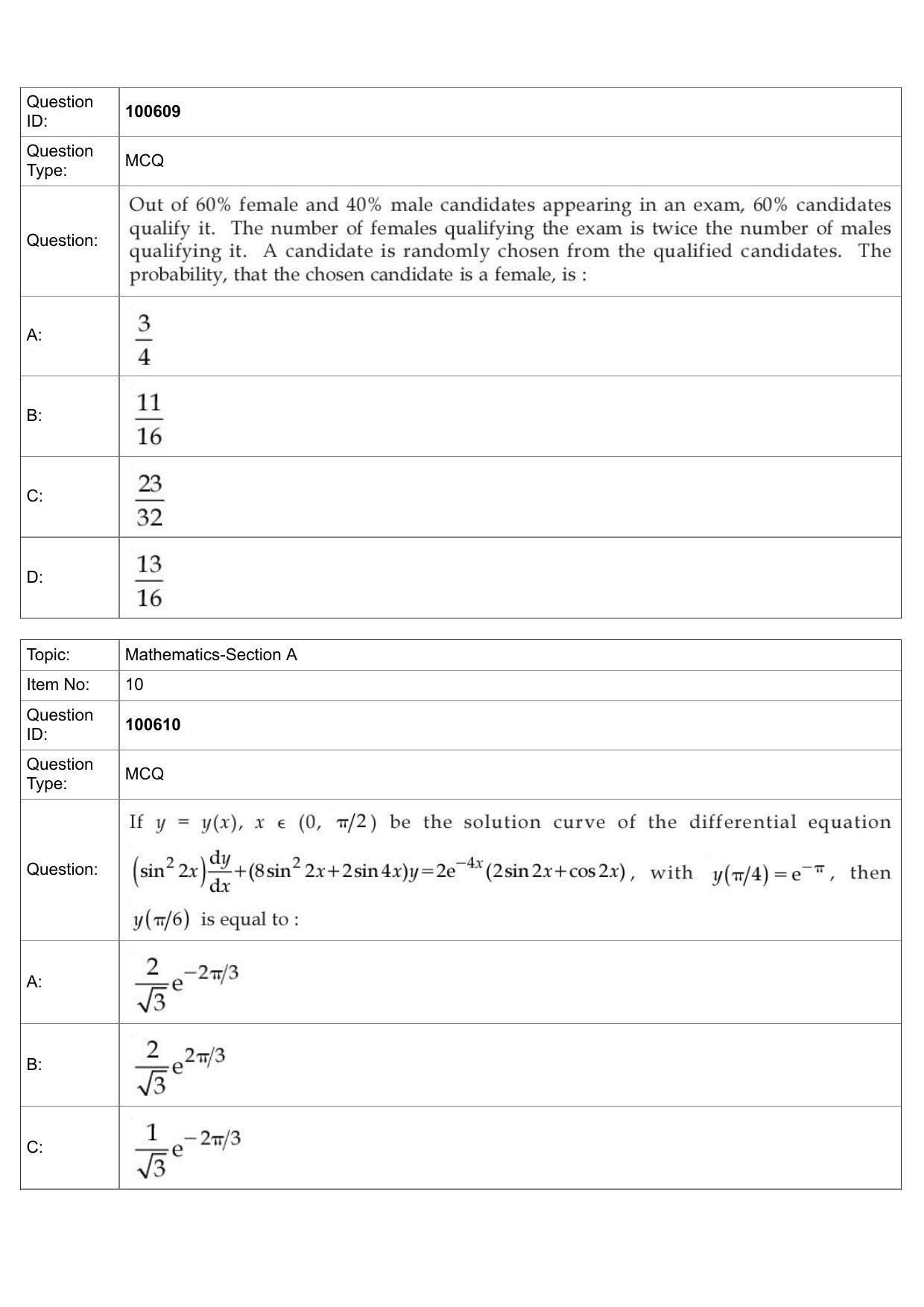 JEE Mains 2022: BTech English (Shift 1) 28-07-2022 Question Paper - Page 5
