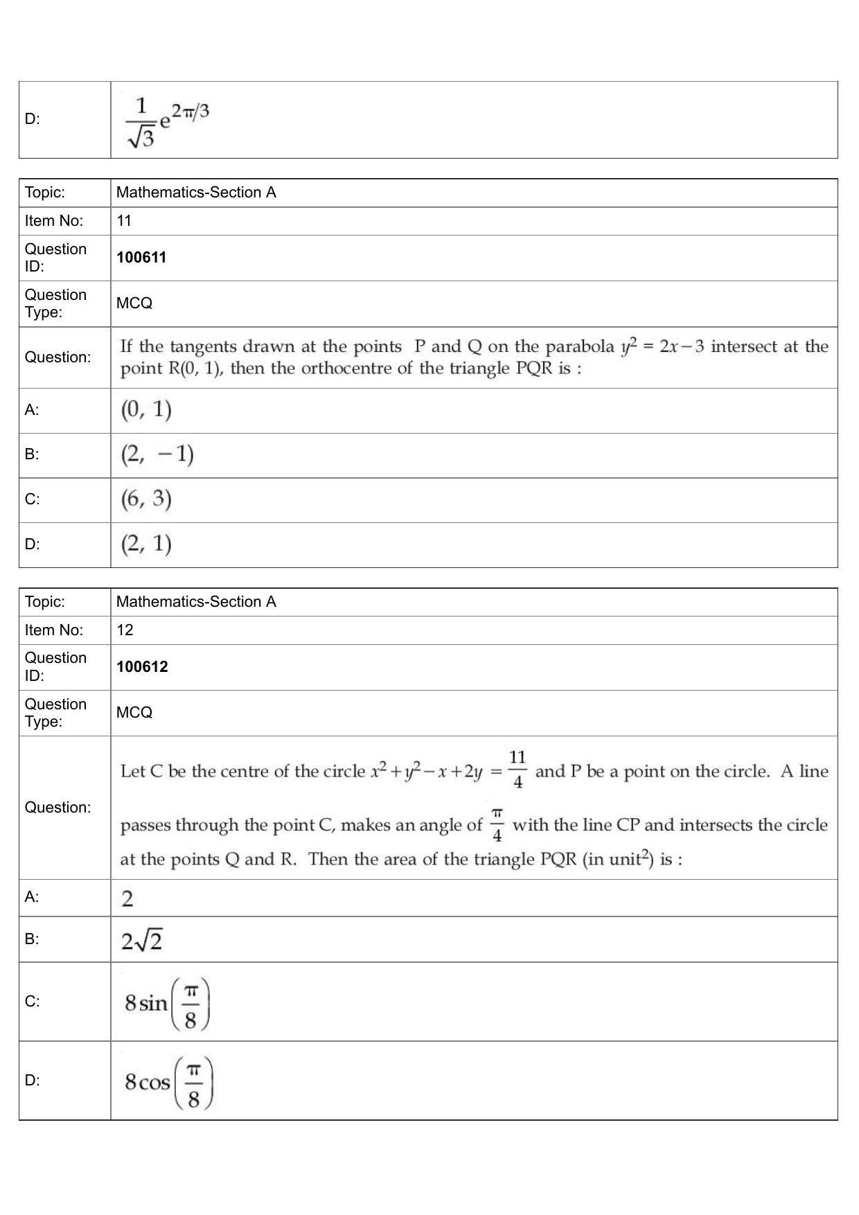 JEE Mains 2022: BTech English (Shift 1) 28-07-2022 Question Paper - Page 6