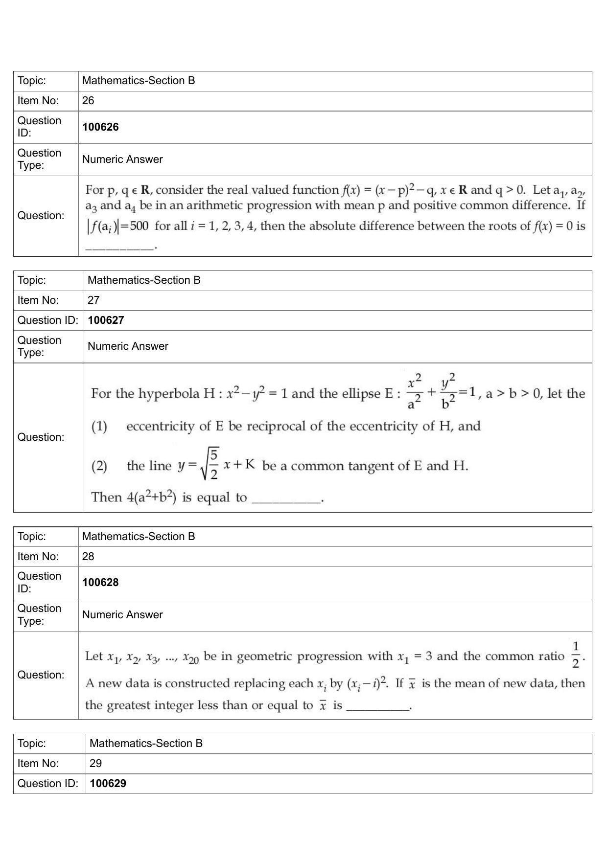 JEE Mains 2022: BTech English (Shift 1) 28-07-2022 Question Paper - Page 12