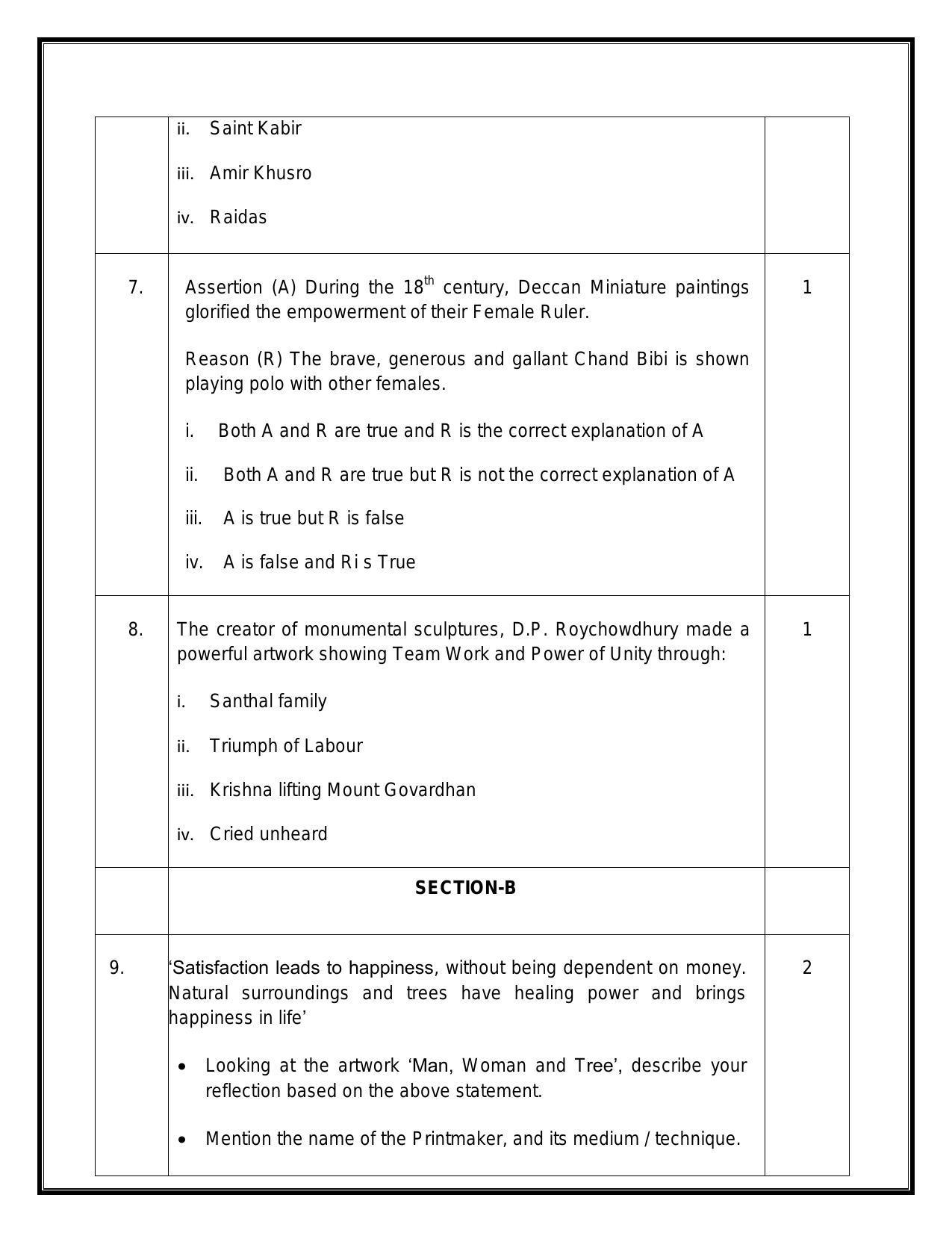 CBSE Class 12 Graphic Sample Paper 2024 - Page 3