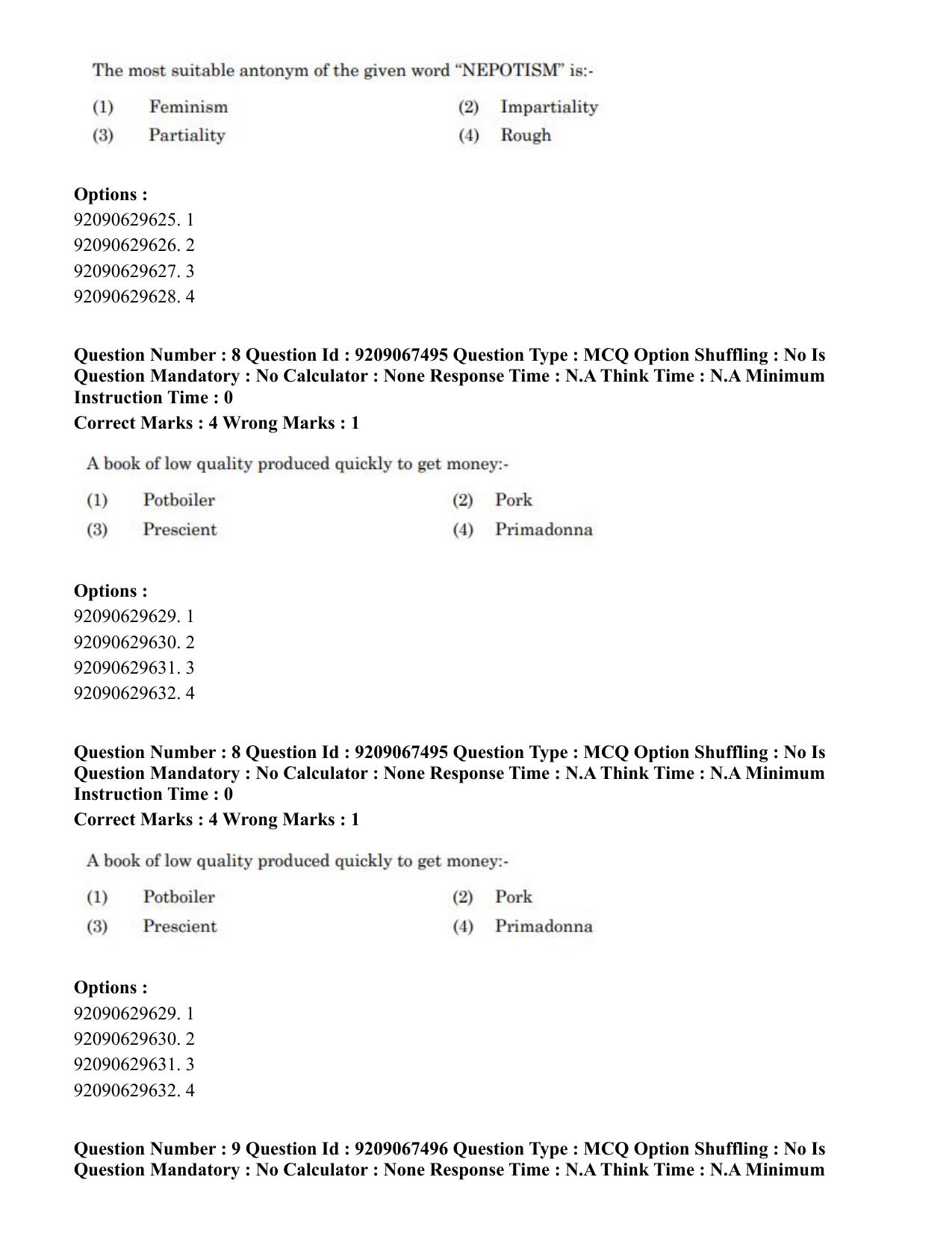 CUET PG 2023: COQP18 – Physical Education (Eng.)-Shift 3 (08-06-2023) Question Paper - Page 11