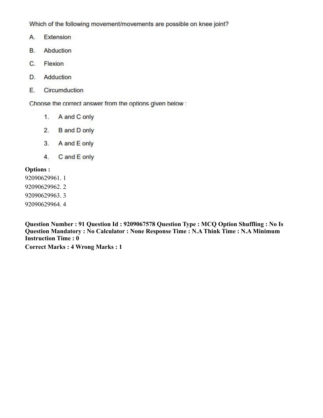 CUET PG 2023: COQP18 – Physical Education (Eng.)-Shift 3 (08-06-2023) Question Paper - Page 95