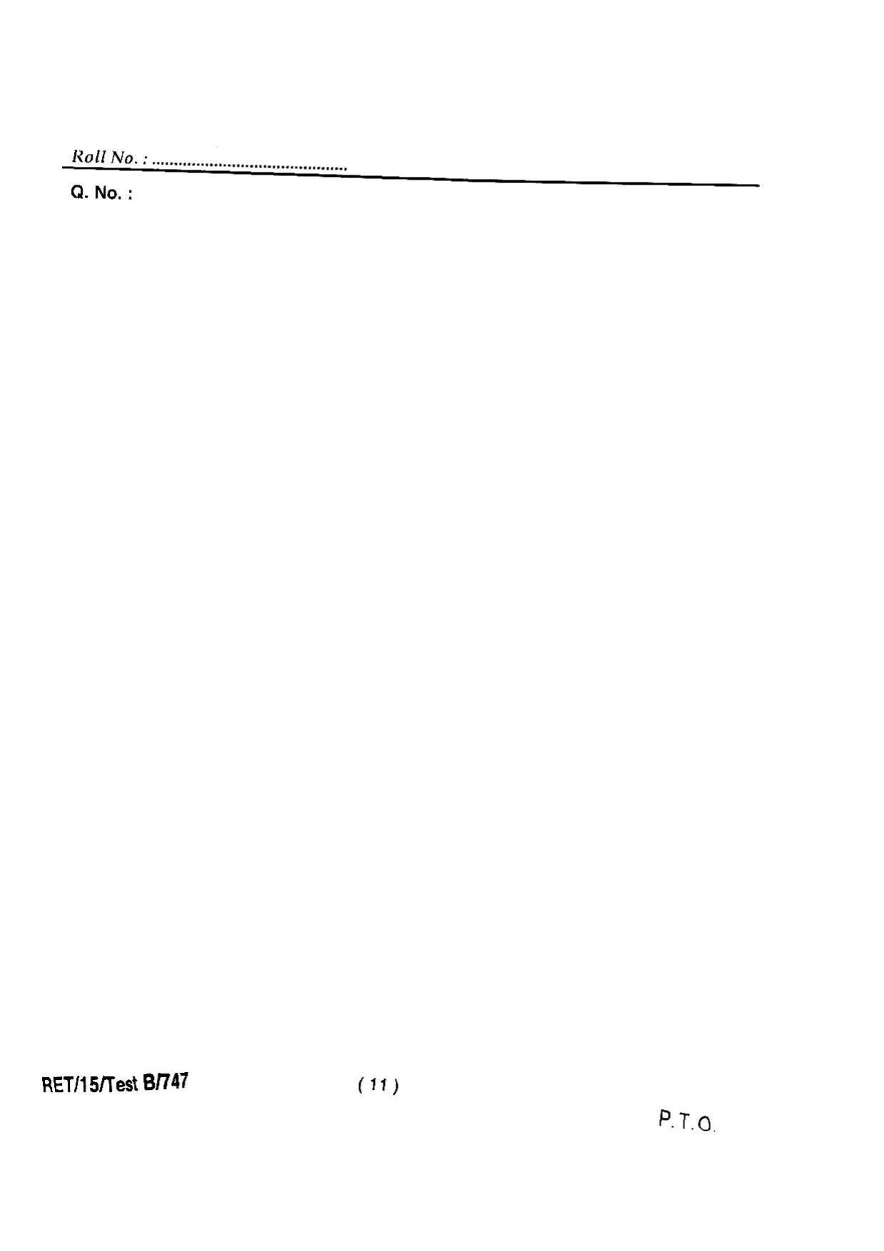 BHU RET HORTICULTURE 2015 Question Paper - Page 13