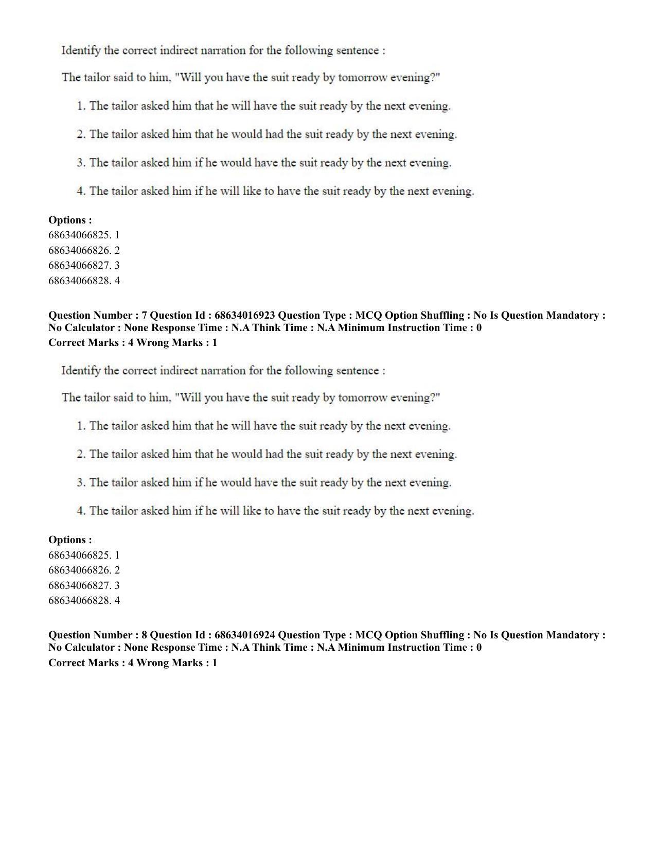 CUET PG 2023: SCQP14 – Geology , Earth Sciences(ENG) - Shift 1 (13-06-2023) Question Paper  - Page 8