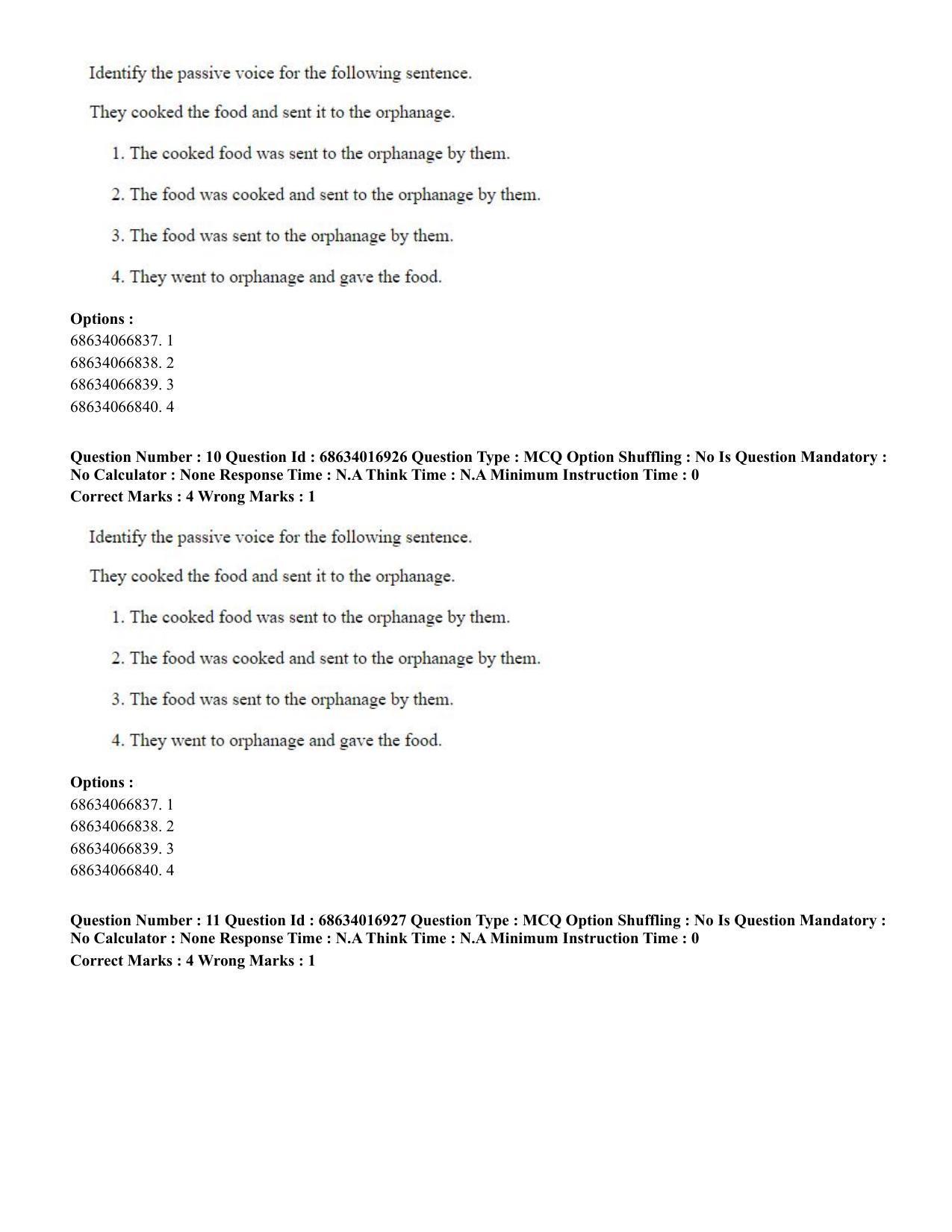 CUET PG 2023: SCQP14 – Geology , Earth Sciences(ENG) - Shift 1 (13-06-2023) Question Paper  - Page 11