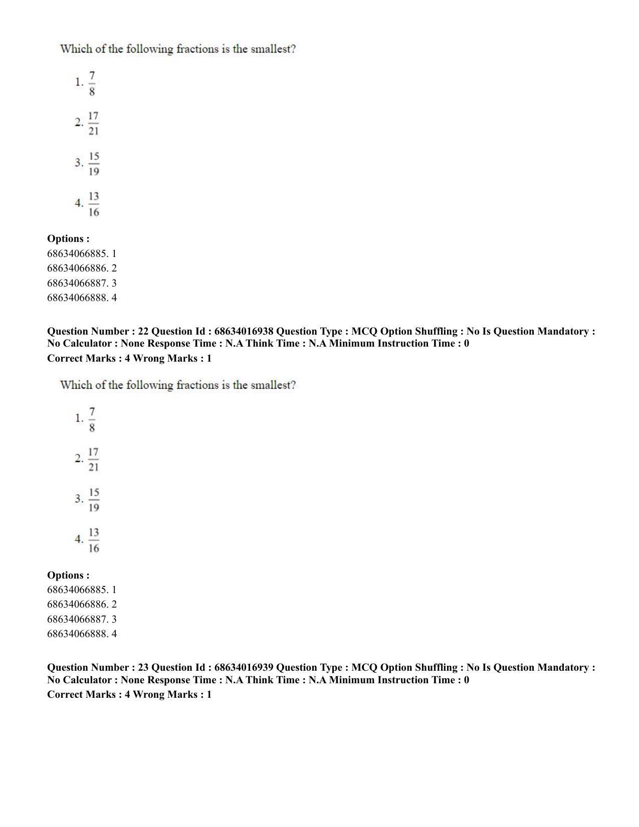 CUET PG 2023: SCQP14 – Geology , Earth Sciences(ENG) - Shift 1 (13-06-2023) Question Paper  - Page 23