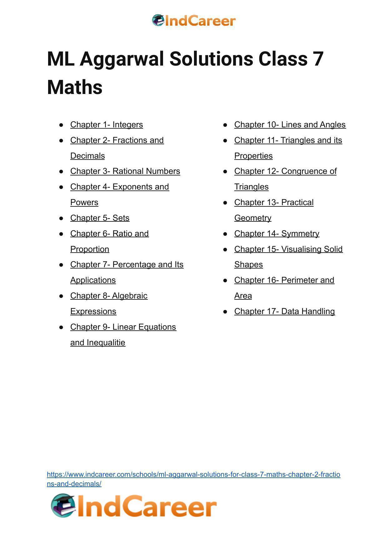 ML Aggarwal Solutions for Class 7 Maths Chapter 2- Fractions and Decimals - Page 13