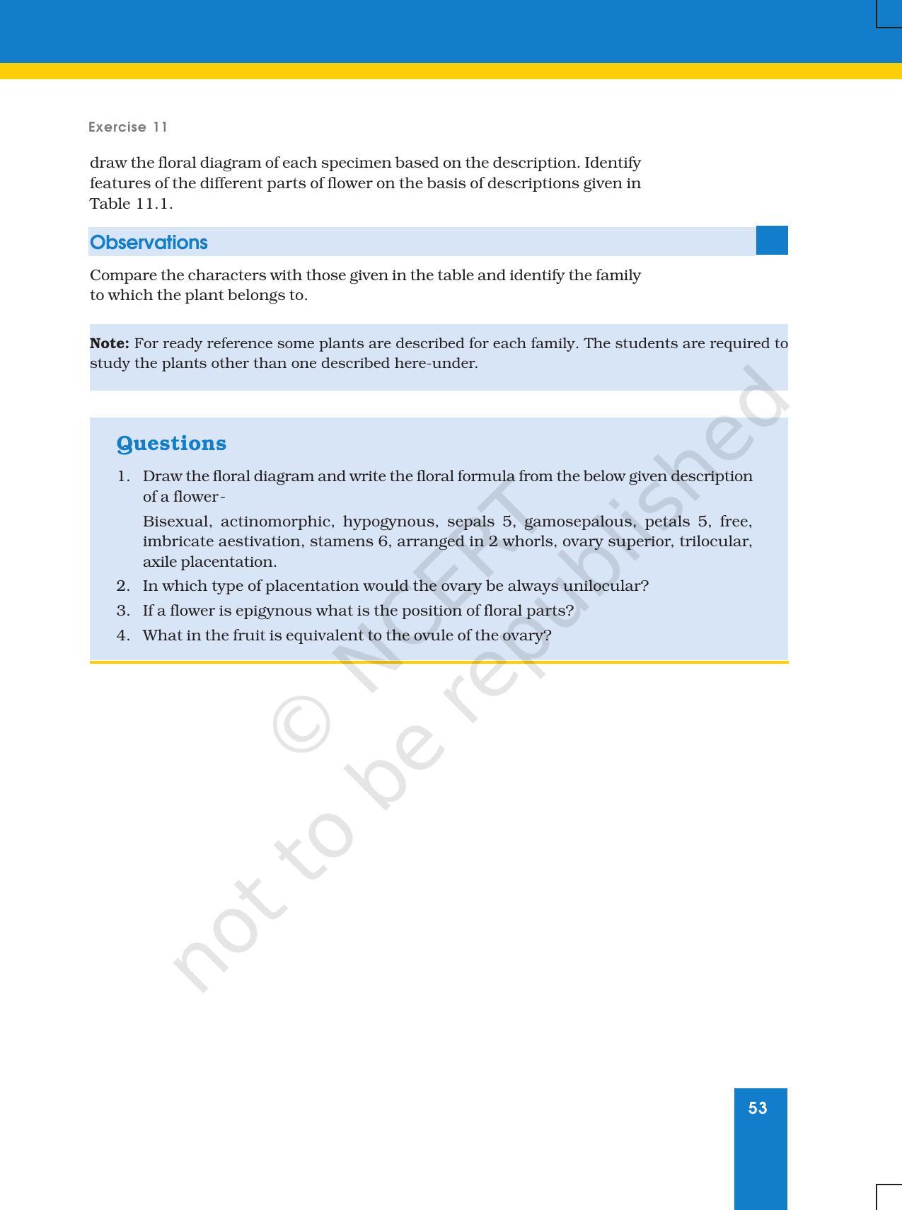 NCERT Laboratory Manuals for Class XI Biology - Exercise 11 & 12 - Page 2