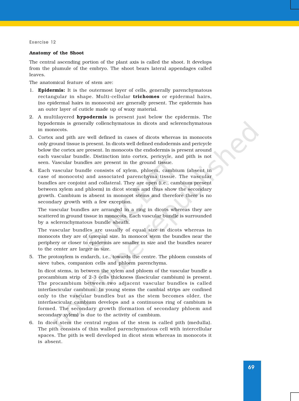 NCERT Laboratory Manuals for Class XI Biology - Exercise 11 & 12 - Page 18