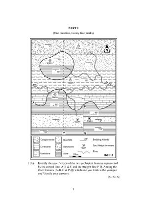 ISI Admission Test JRF in Geology (GEB) 2023 Sample Paper