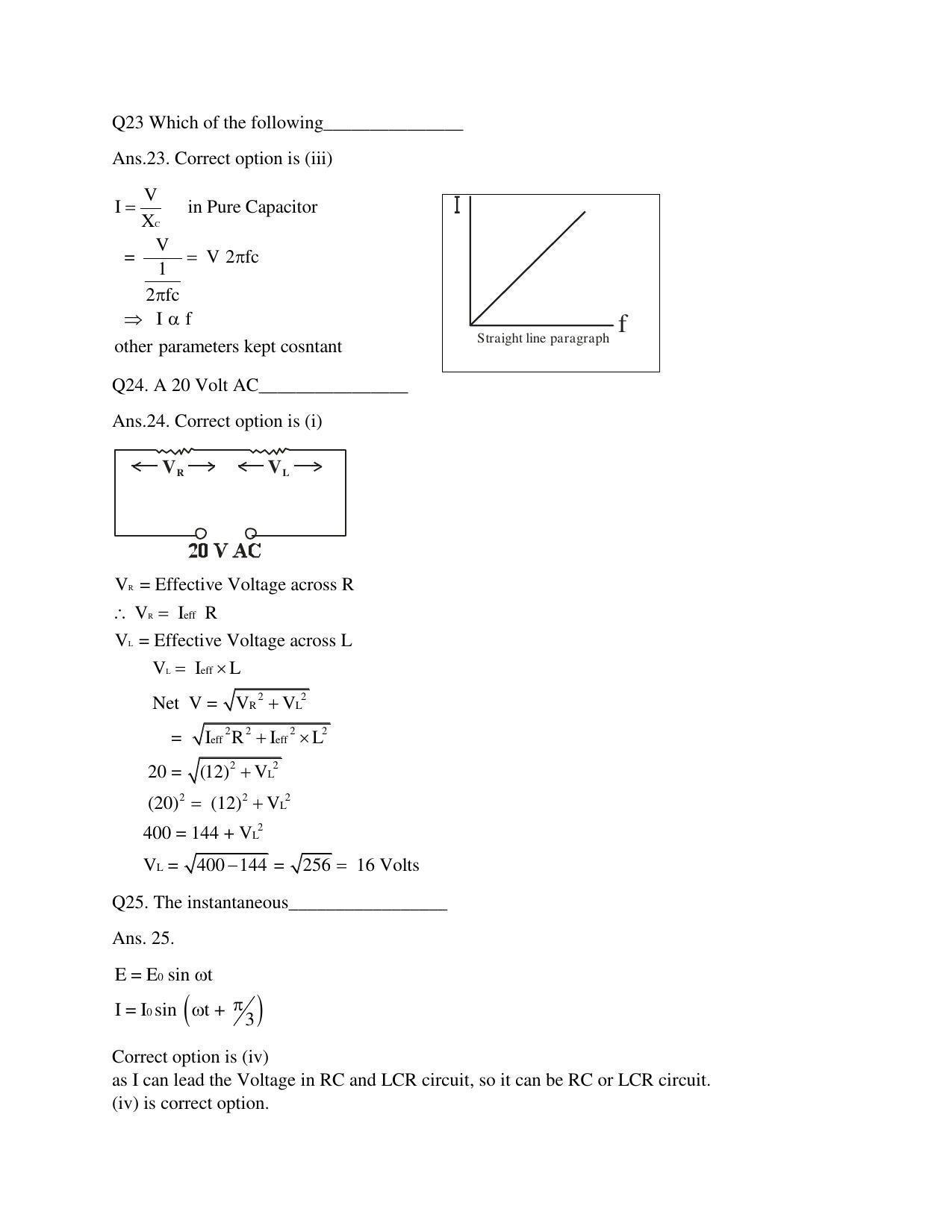 CBSE Class 12th Physics Sample Question Paper Answer Key 2021-22 - Page 8