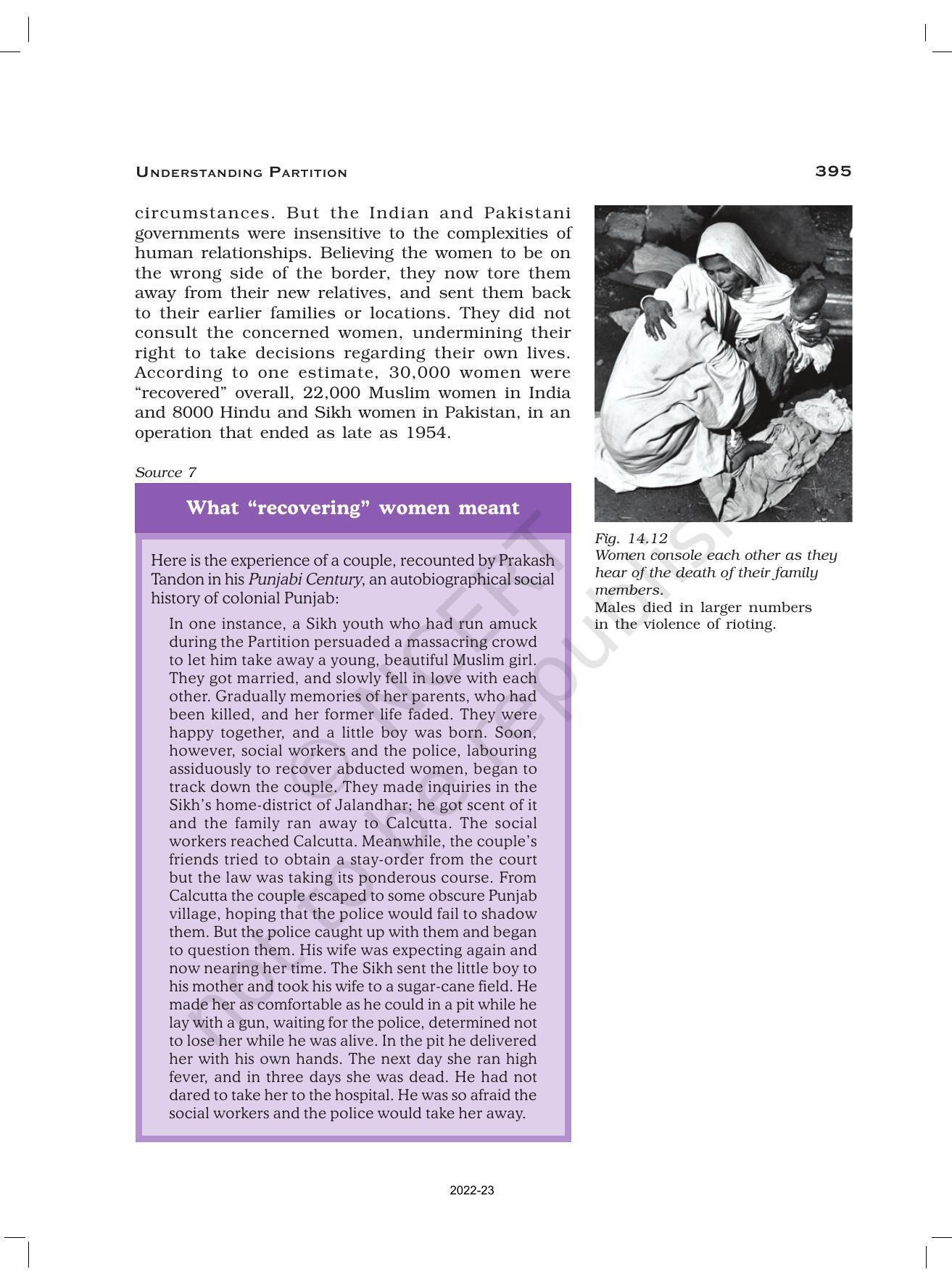 NCERT Book for Class 12 History (Part-III) Chapter 14 Understanding Partition - Page 20