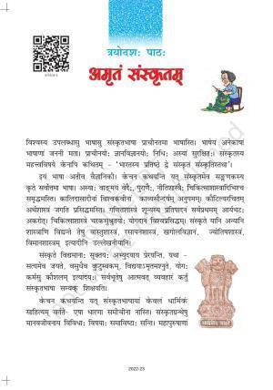 NCERT Book for Class 7 Sanskrit: Chapter 13-अमृतं संस्कृतं