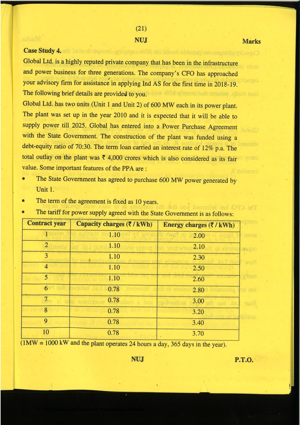 CA Final Nov 2019 Question Paper -Paper 6E – Global Financial Reporting Standards - Page 21
