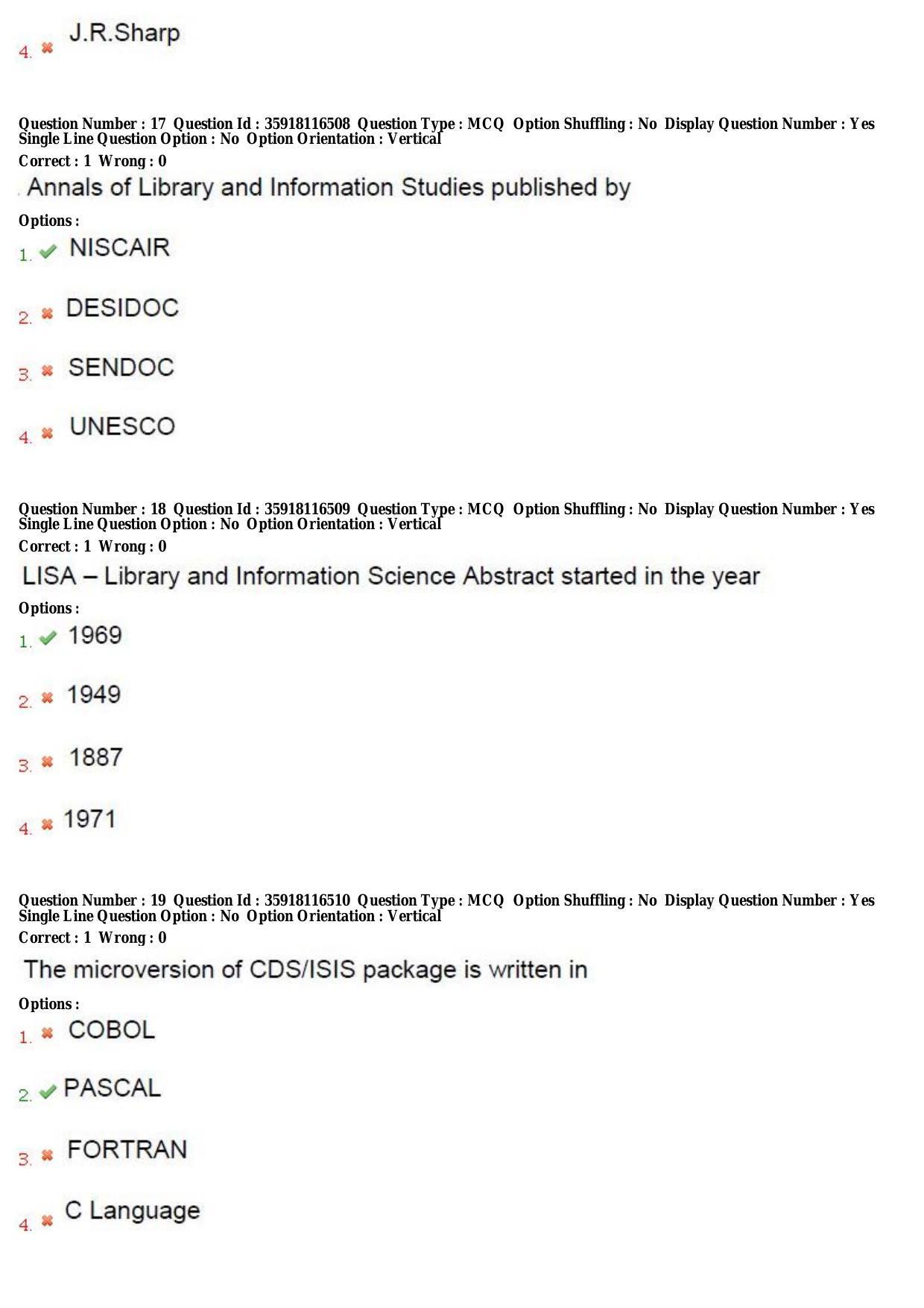 TS CPGET 2018 PGD in Digital Information Management (Shift 3) Question Paper with Answer Key - Page 7
