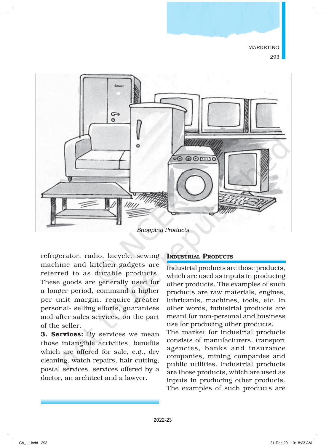 NCERT Book for Class 12 Business Studies Chapter 11 Marketing - Page 18