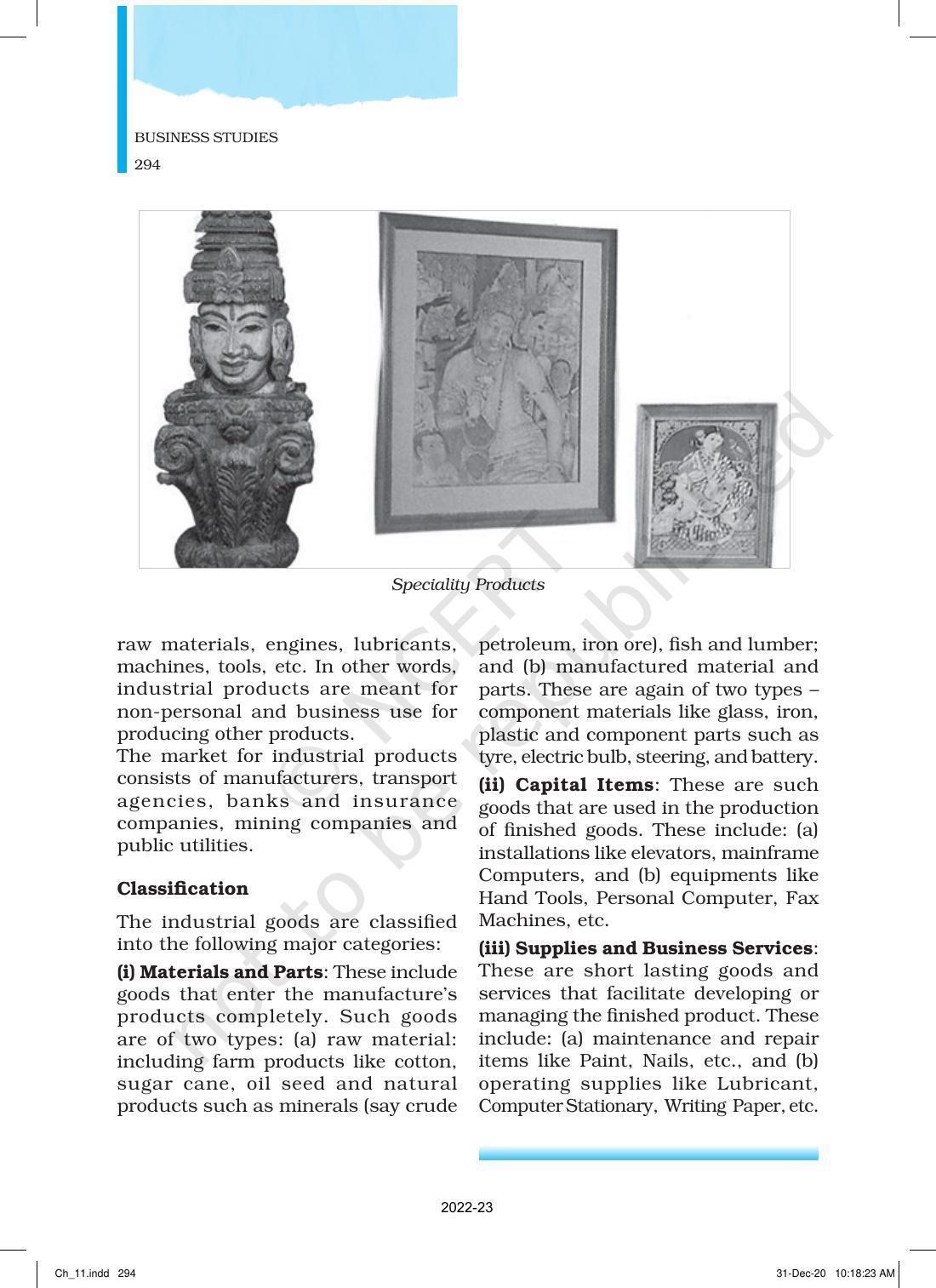 NCERT Book for Class 12 Business Studies Chapter 11 Marketing - Page 19