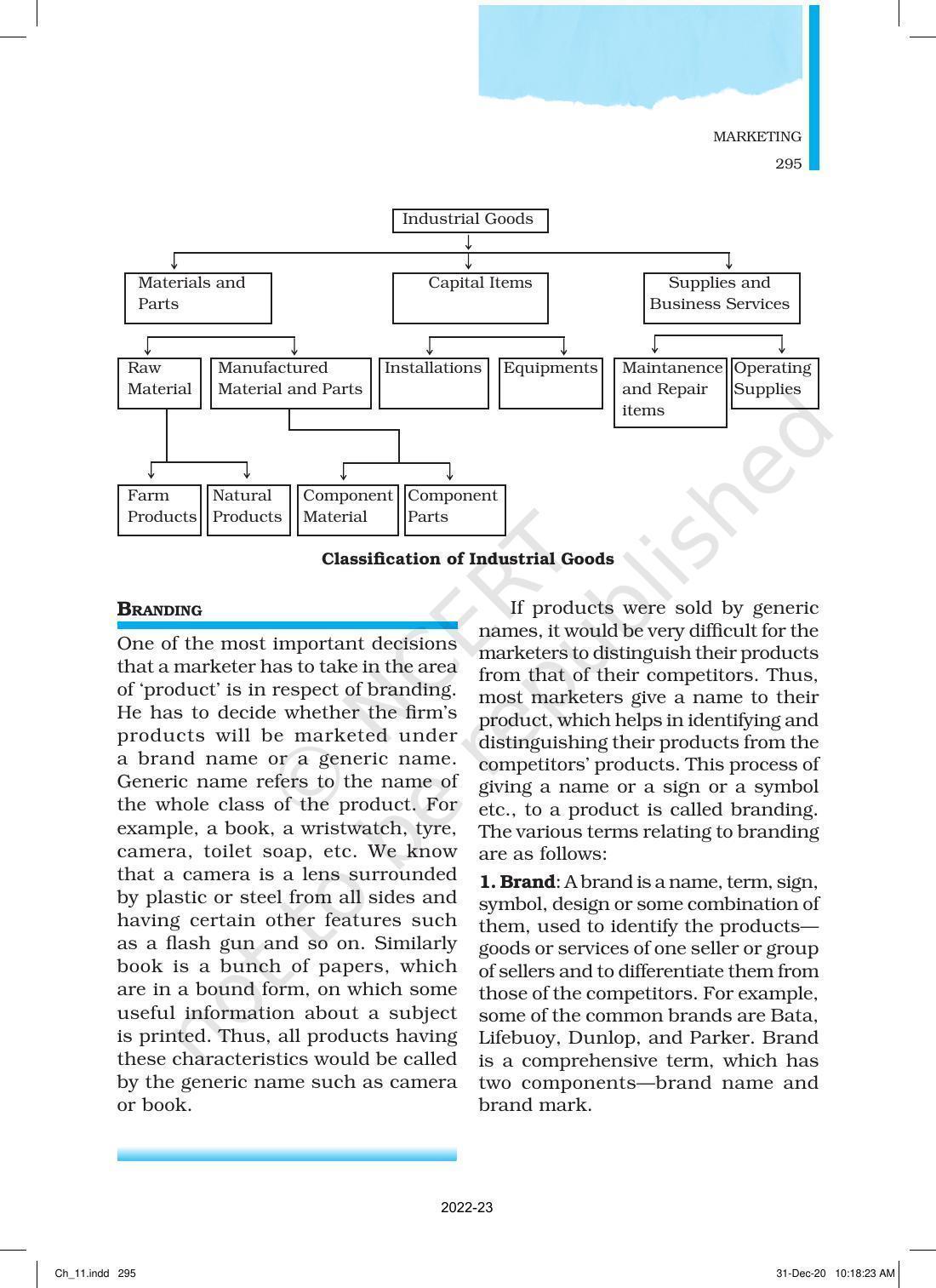 NCERT Book for Class 12 Business Studies Chapter 11 Marketing - Page 20