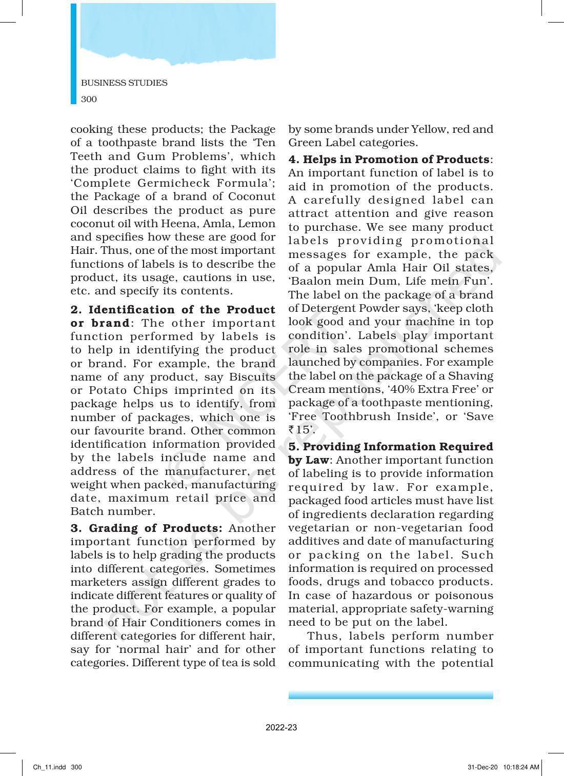 NCERT Book for Class 12 Business Studies Chapter 11 Marketing - Page 25