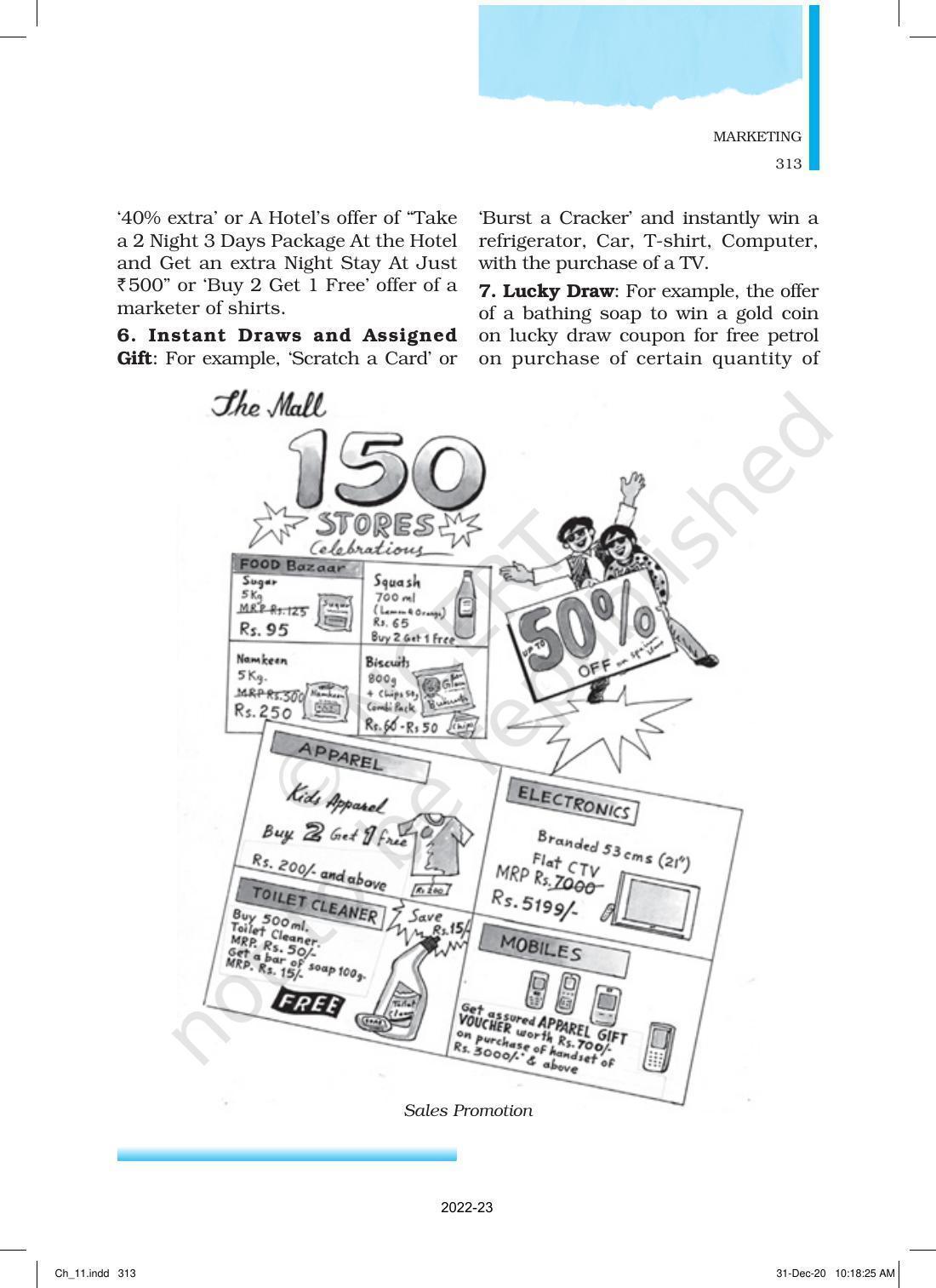 NCERT Book for Class 12 Business Studies Chapter 11 Marketing - Page 38