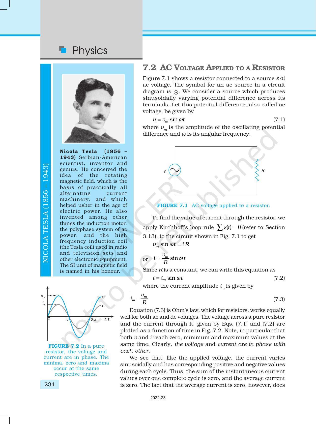 NCERT Book for Class 12 Physics Chapter 7 Alternating Current - Page 2