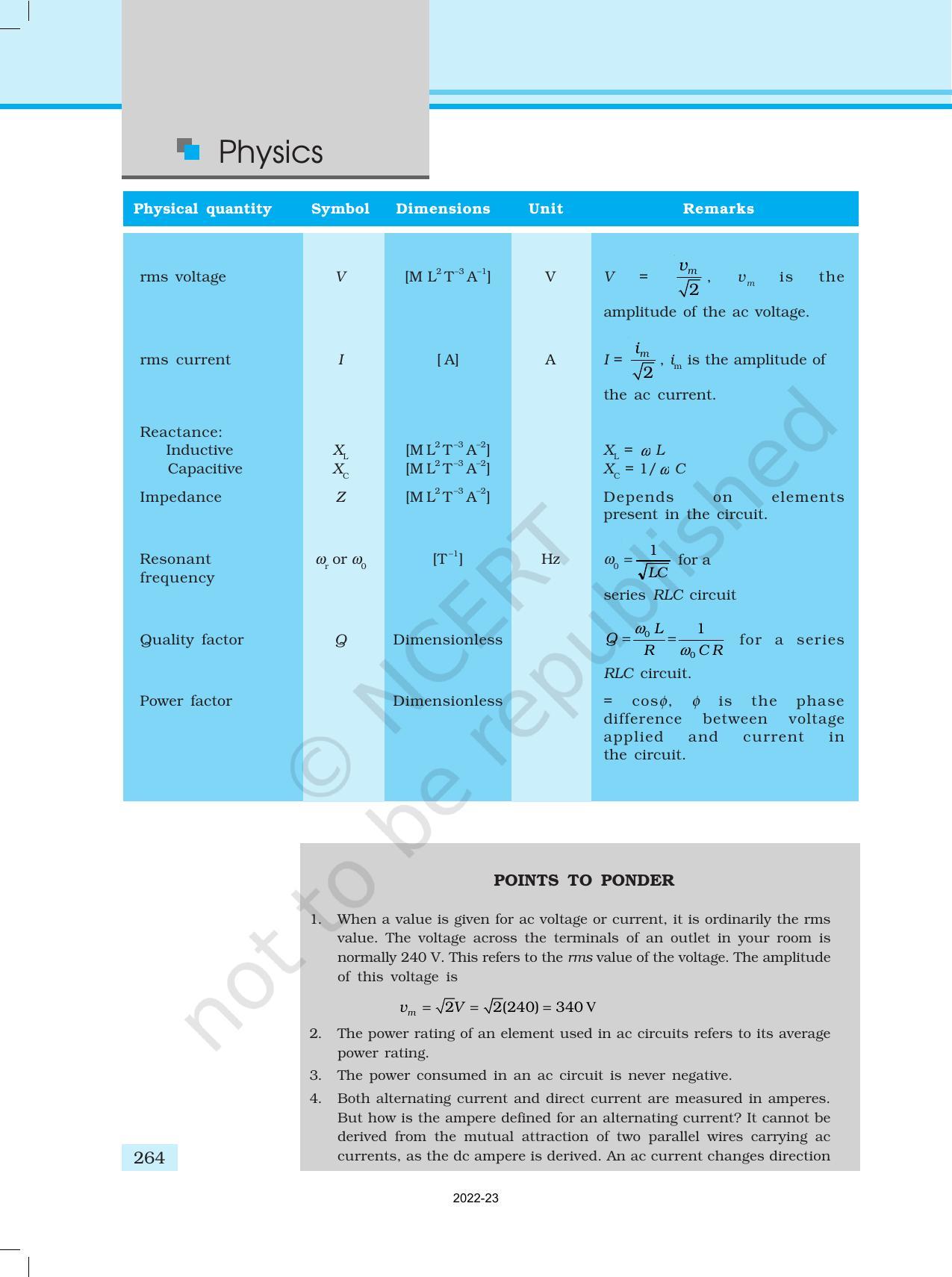 NCERT Book for Class 12 Physics Chapter 7 Alternating Current - Page 32
