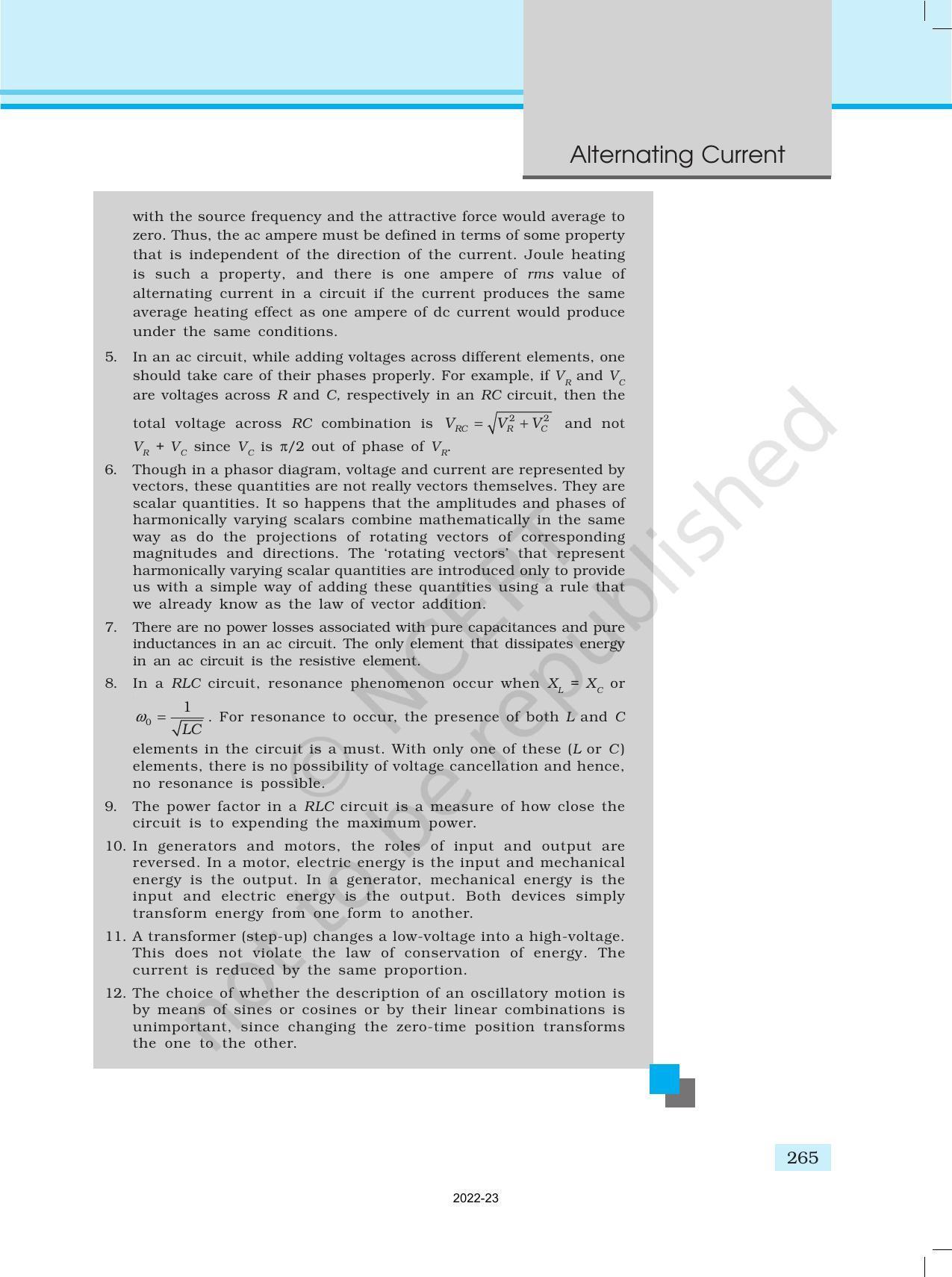 NCERT Book for Class 12 Physics Chapter 7 Alternating Current - Page 33