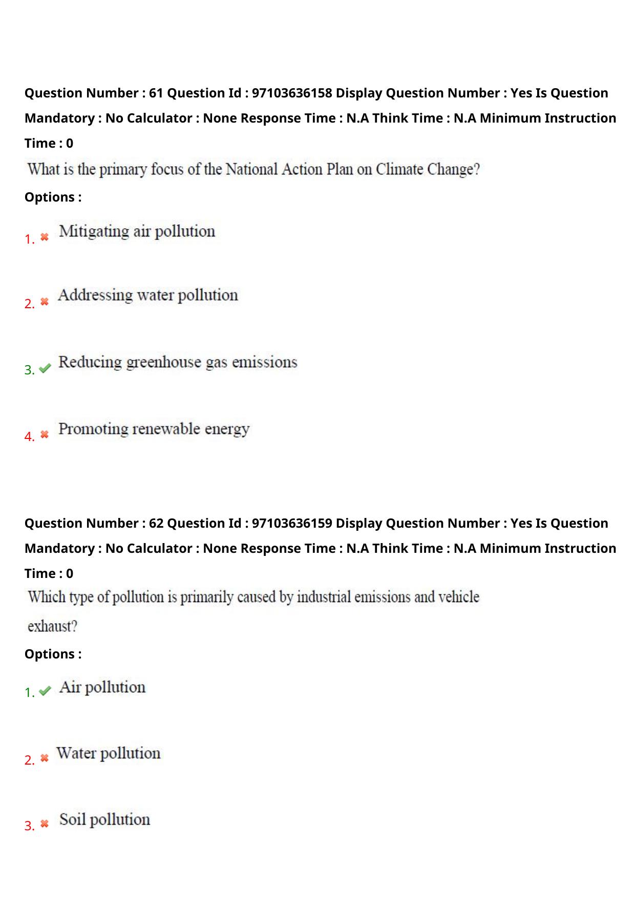 AP RCET 2024 Environmental Science Question Paper (04-05-2024 (Saturday) Session-I) - Page 38