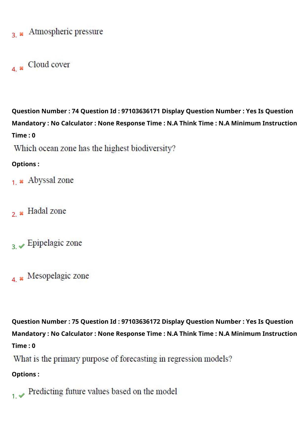 AP RCET 2024 Environmental Science Question Paper (04-05-2024 (Saturday) Session-I) - Page 45