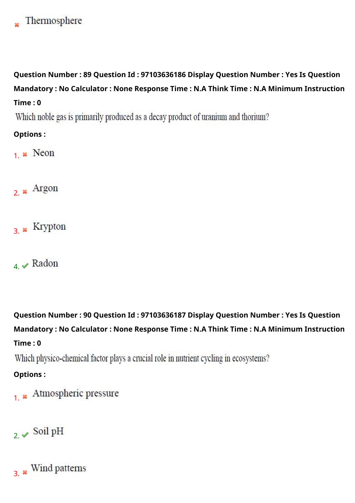 AP RCET 2024 Environmental Science Question Paper (04-05-2024 (Saturday) Session-I) - Page 53
