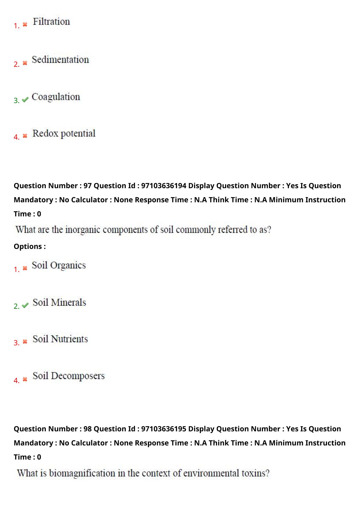 AP RCET 2024 Environmental Science Question Paper (04-05-2024 (Saturday) Session-I) - Page 57