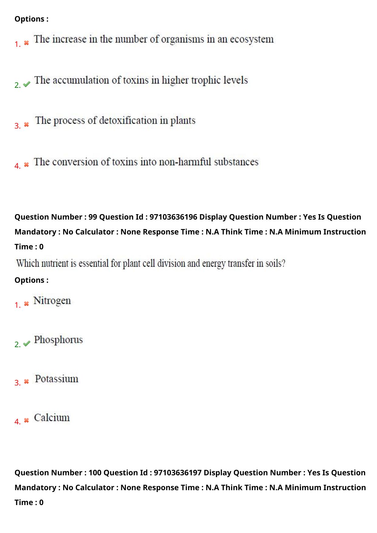 AP RCET 2024 Environmental Science Question Paper (04-05-2024 (Saturday) Session-I) - Page 58