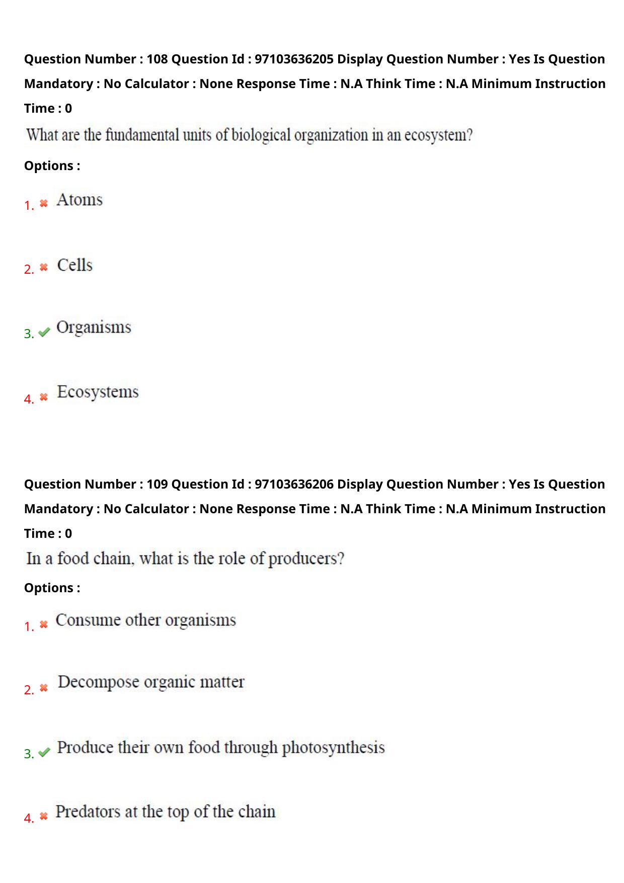 AP RCET 2024 Environmental Science Question Paper (04-05-2024 (Saturday) Session-I) - Page 63